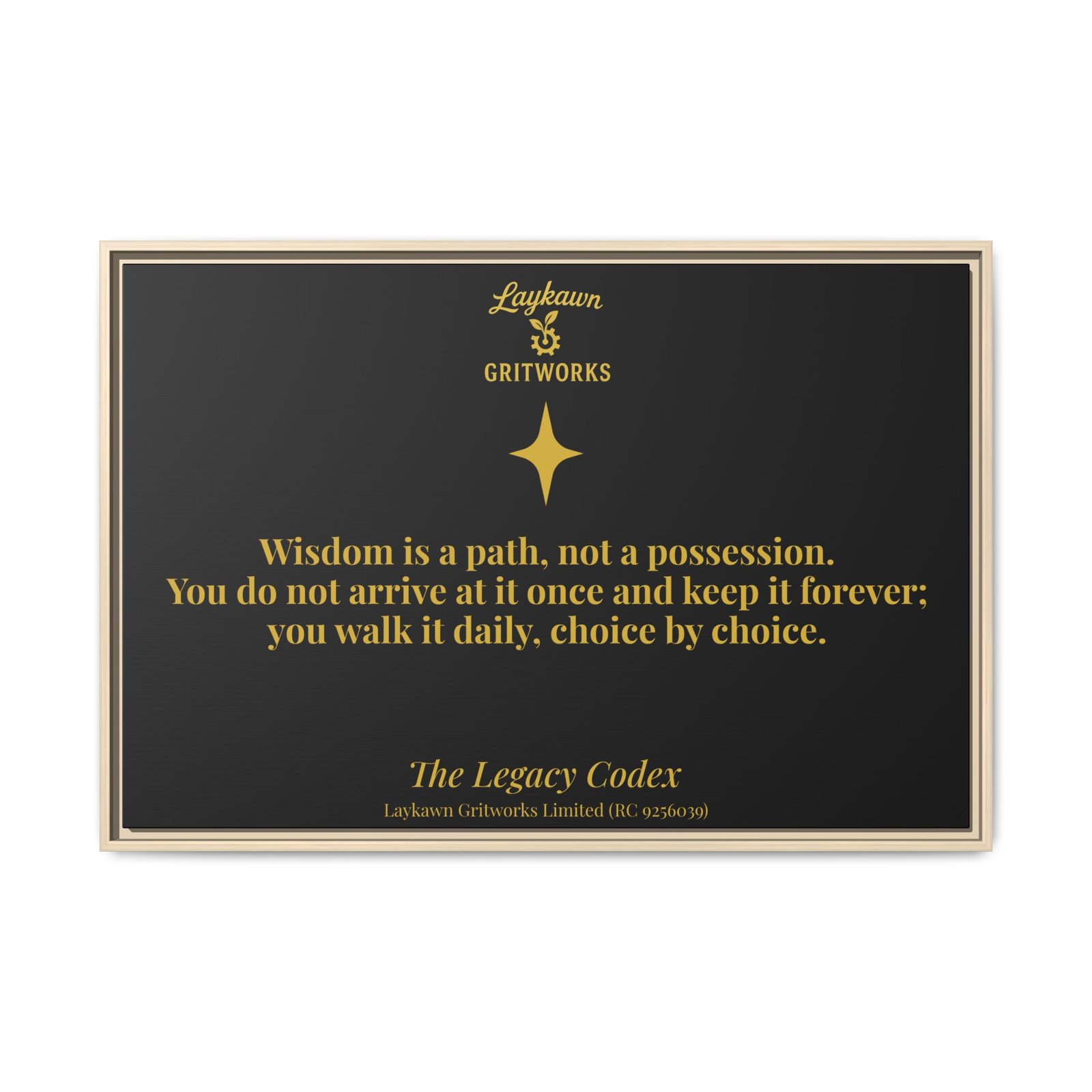 The Path of Wisdom – The Legacy Codex Premium Framed Canvas - Image 45