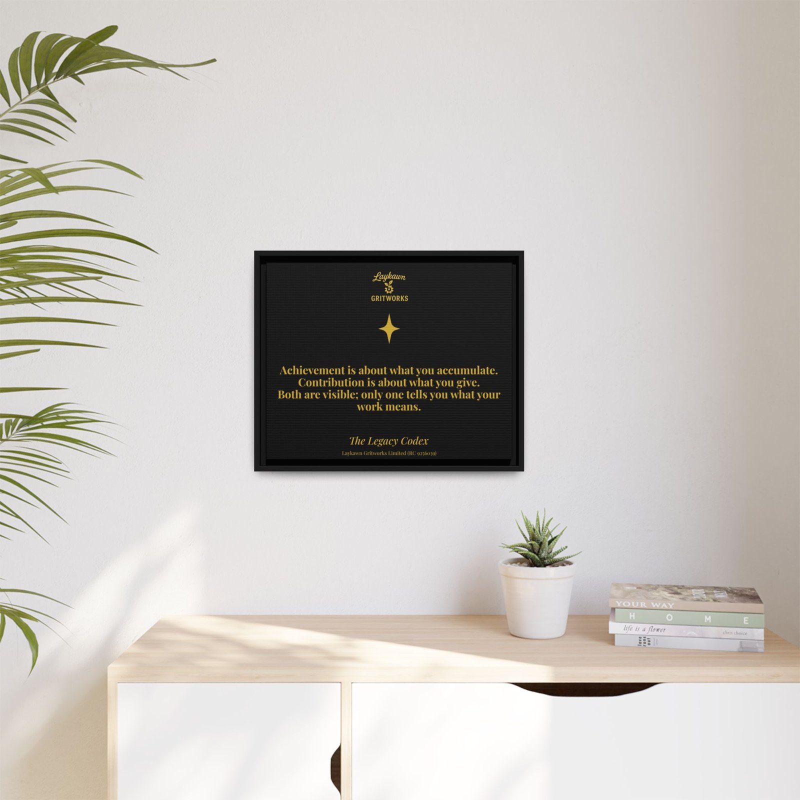 Achievement vs. Contribution – The Legacy Codex Premium Framed Canvas - Image 31