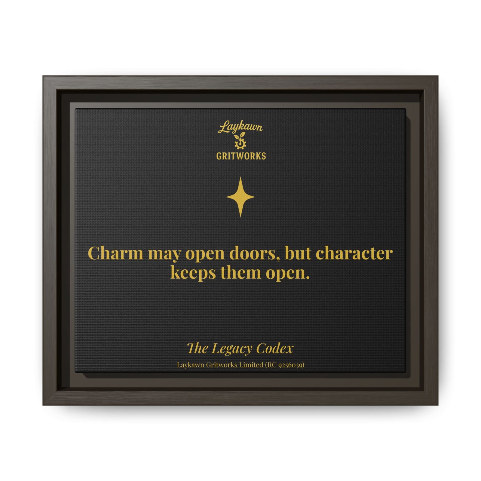 The Power of Character – The Legacy Codex Premium Framed Canvas - Image 9