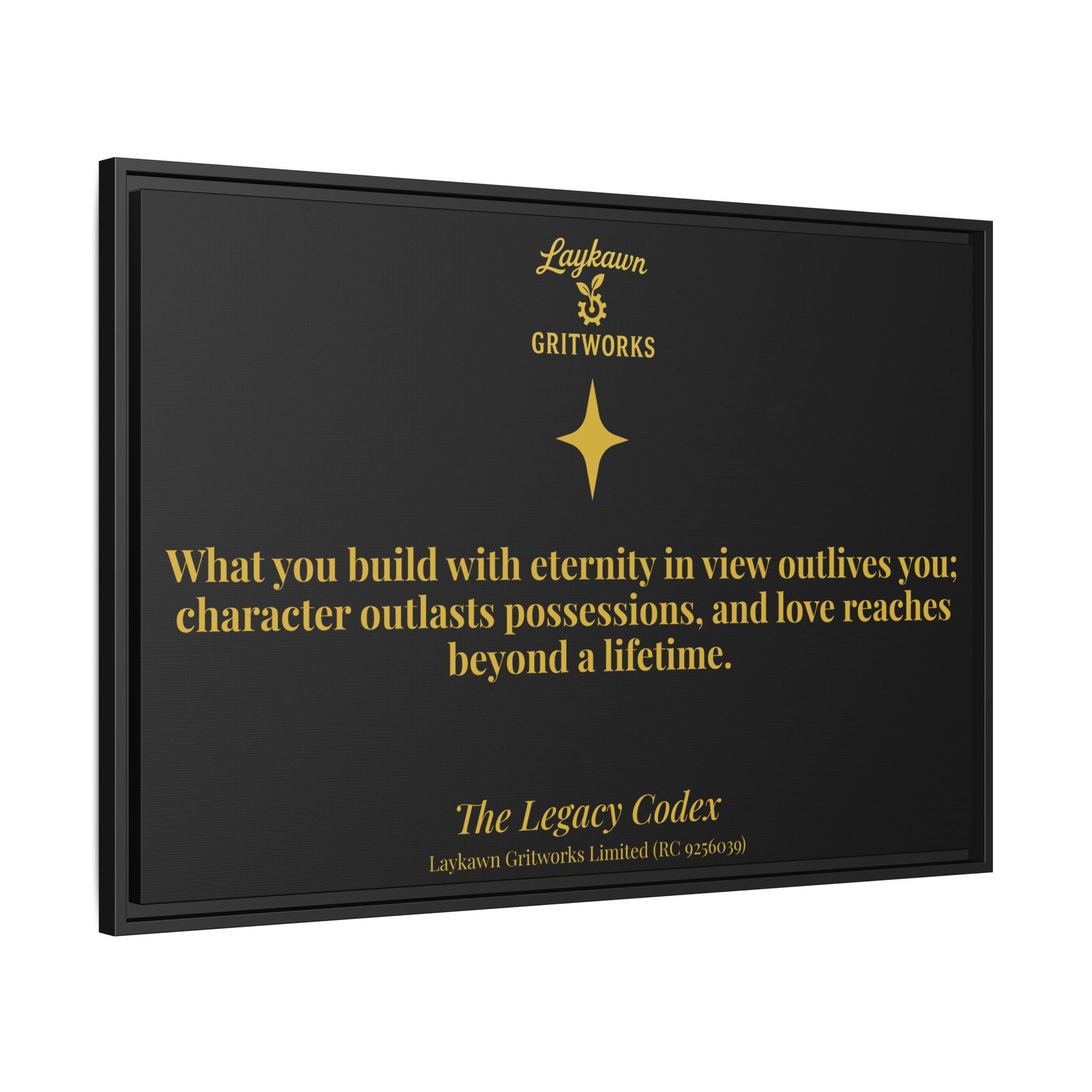 Eternity in View – The Legacy Codex Premium Framed Canvas - Image 42