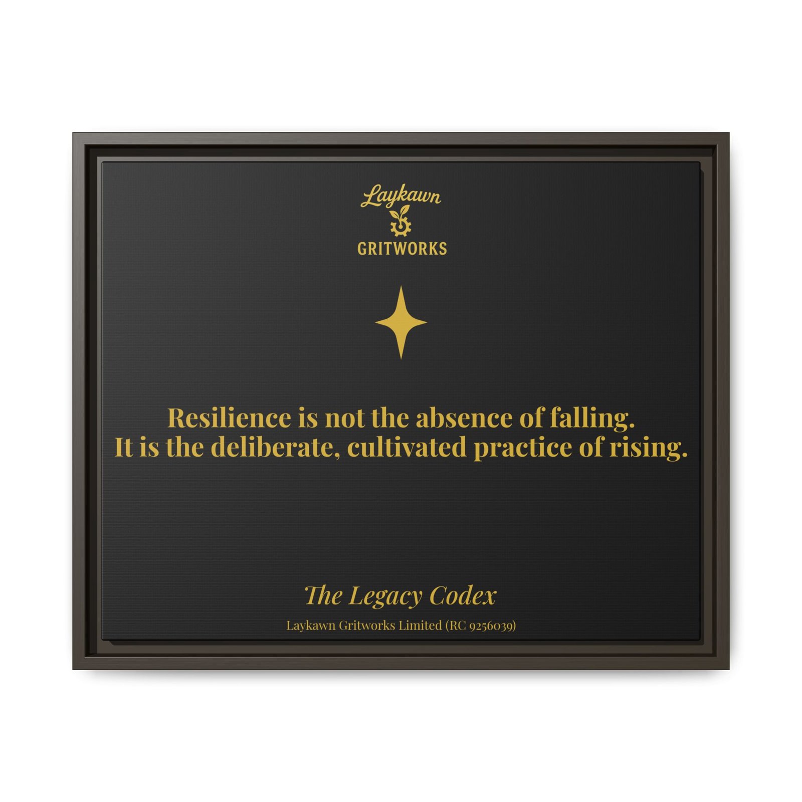 The Practice of Rising – The Legacy Codex Premium Framed Canvas - Image 25
