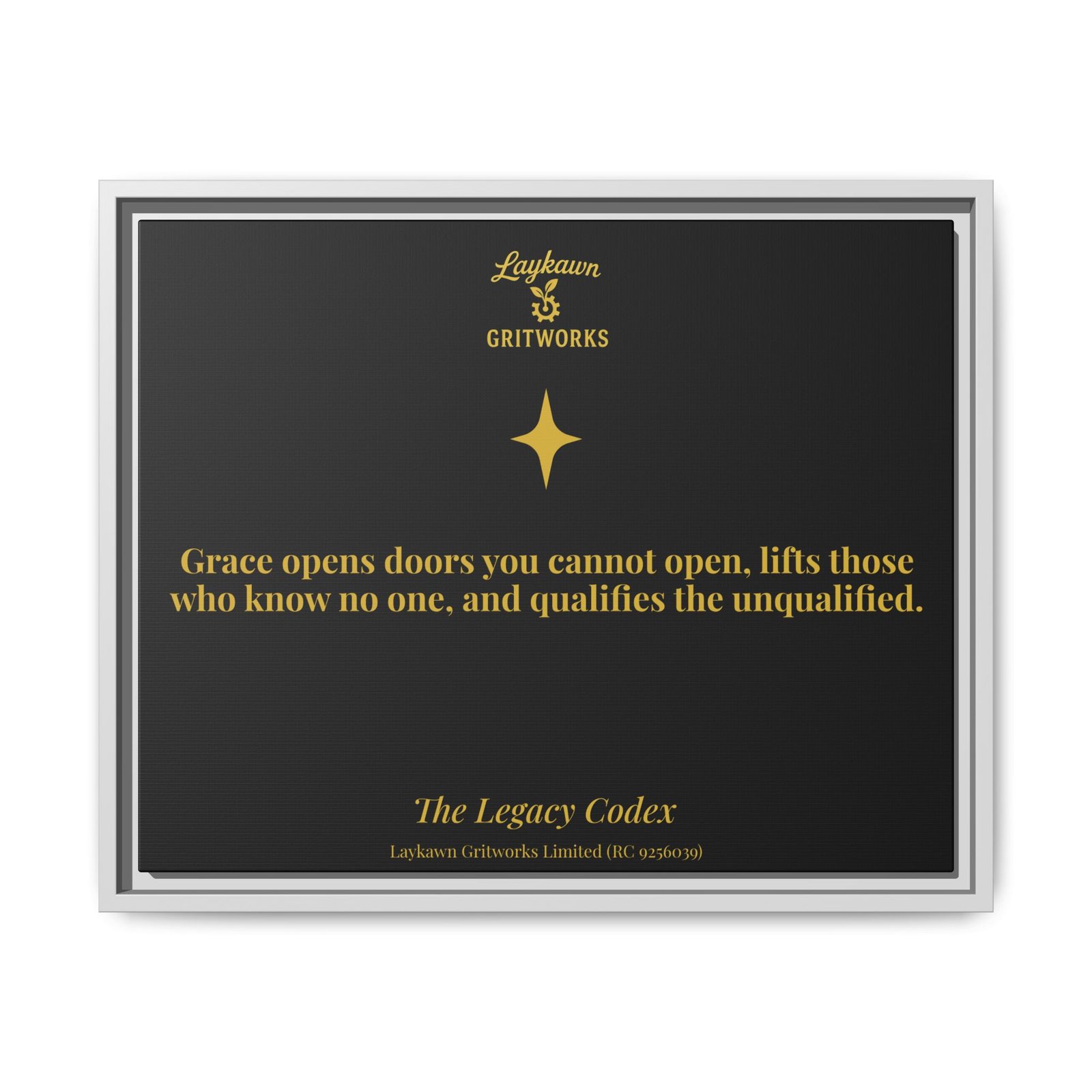 The Grace of Opportunity – The Legacy Codex Premium Framed Canvas - Image 17