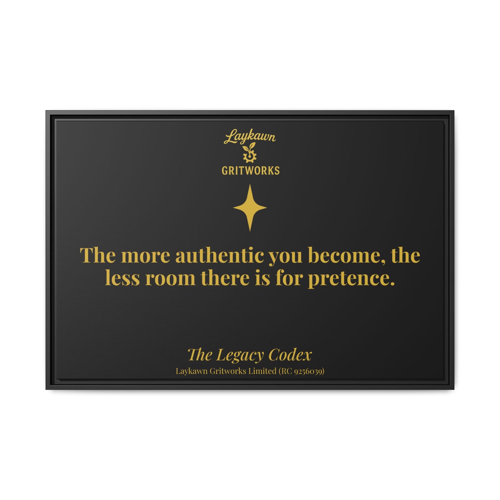 The Power of Authenticity – The Legacy Codex Premium Framed Canvas - Image 41