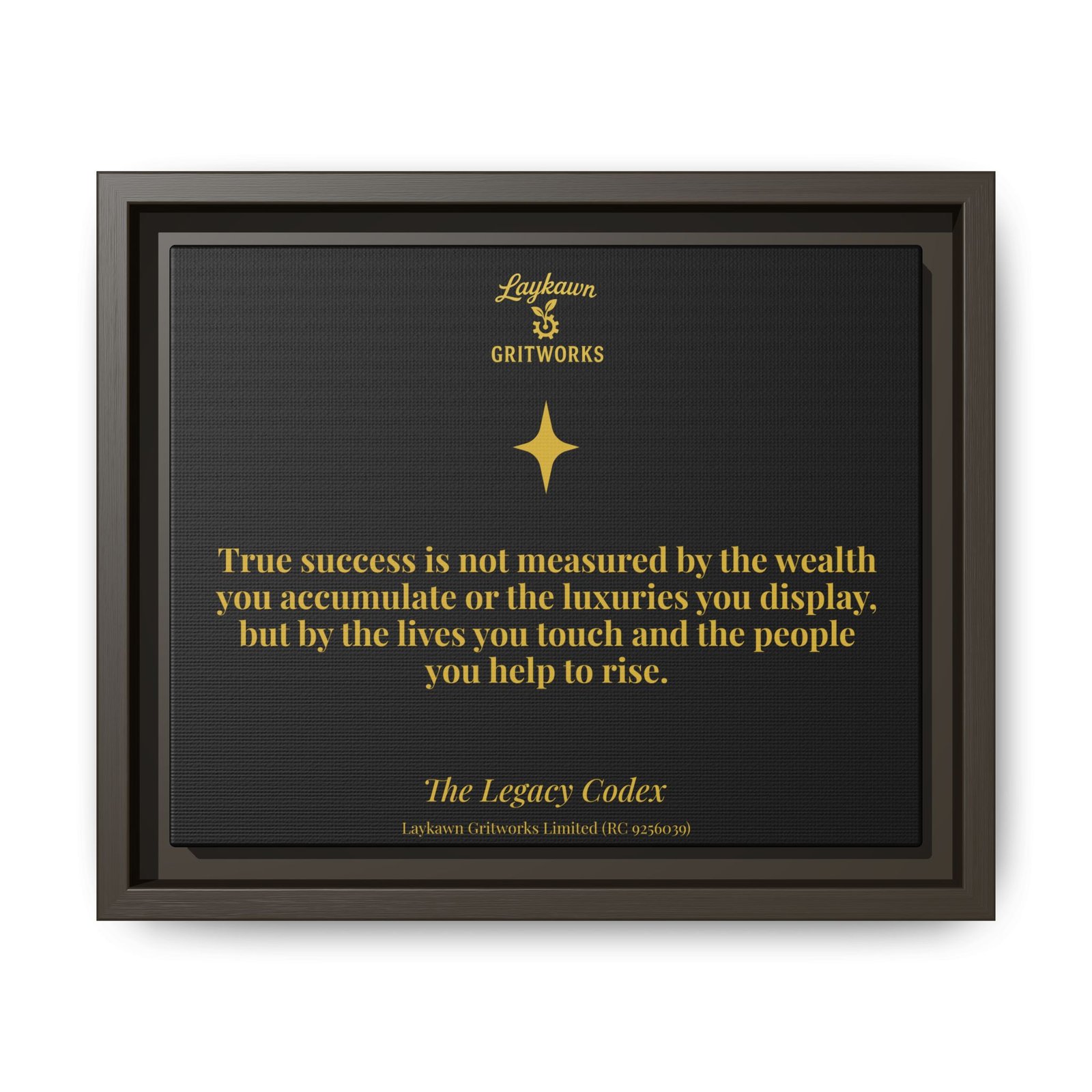 The Legacy of Success – The Legacy Codex Premium Framed Canvas - Image 9