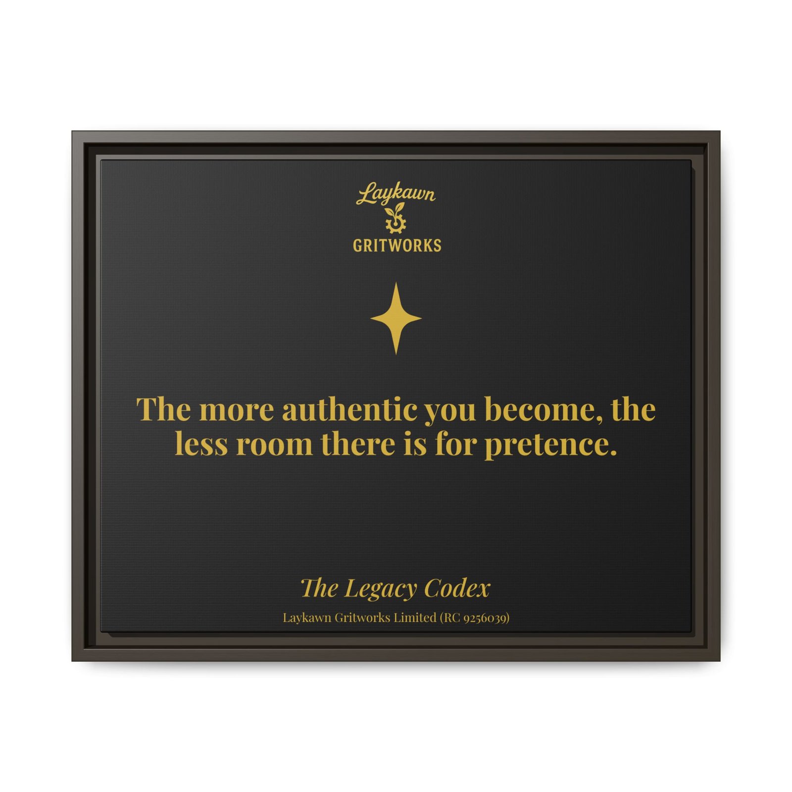The Power of Authenticity – The Legacy Codex Premium Framed Canvas - Image 25
