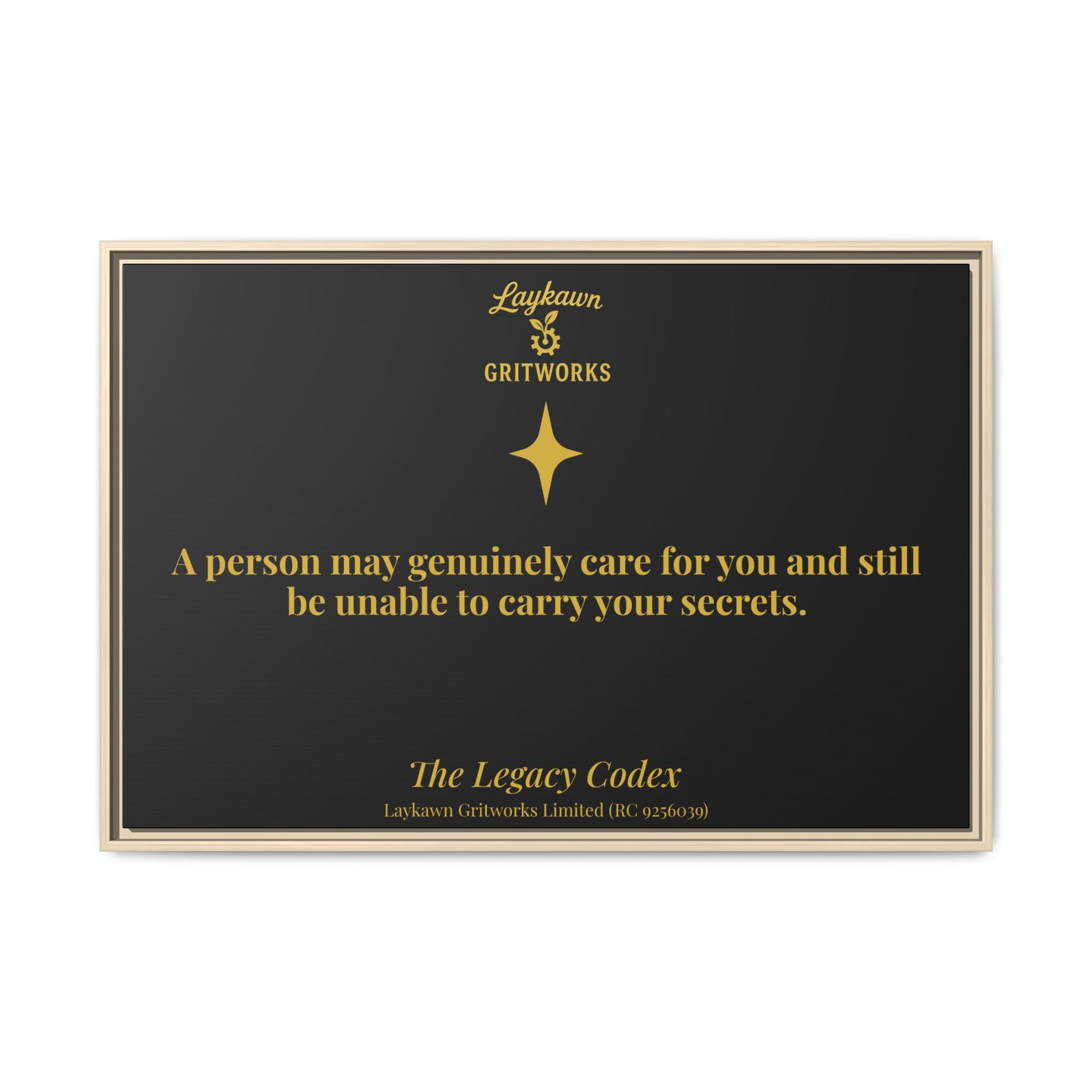The Limits of Care – The Legacy Codex Premium Framed Canvas - Image 45