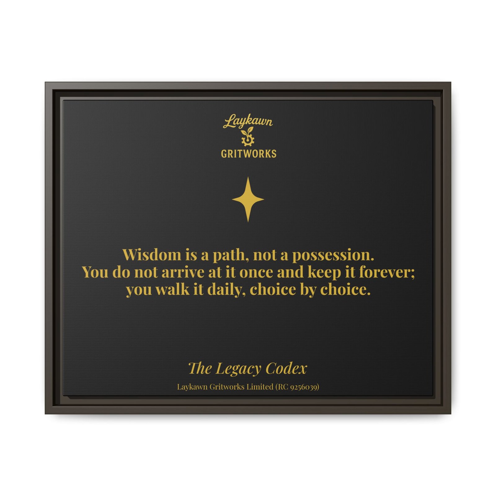 The Path of Wisdom – The Legacy Codex Premium Framed Canvas - Image 25