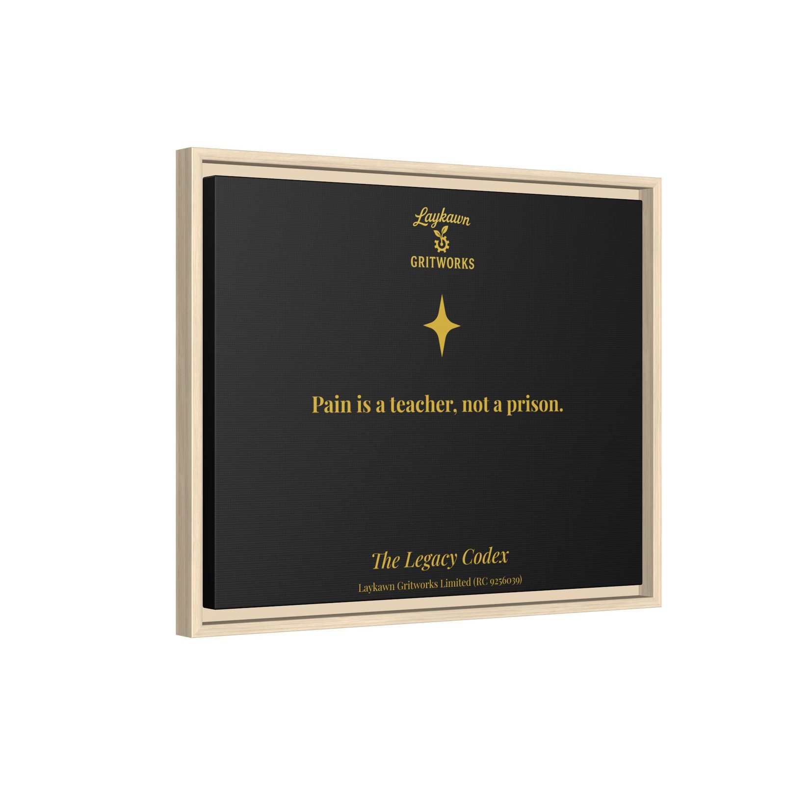 Pain as a Teacher – The Legacy Codex Premium Framed Canvas - Image 22