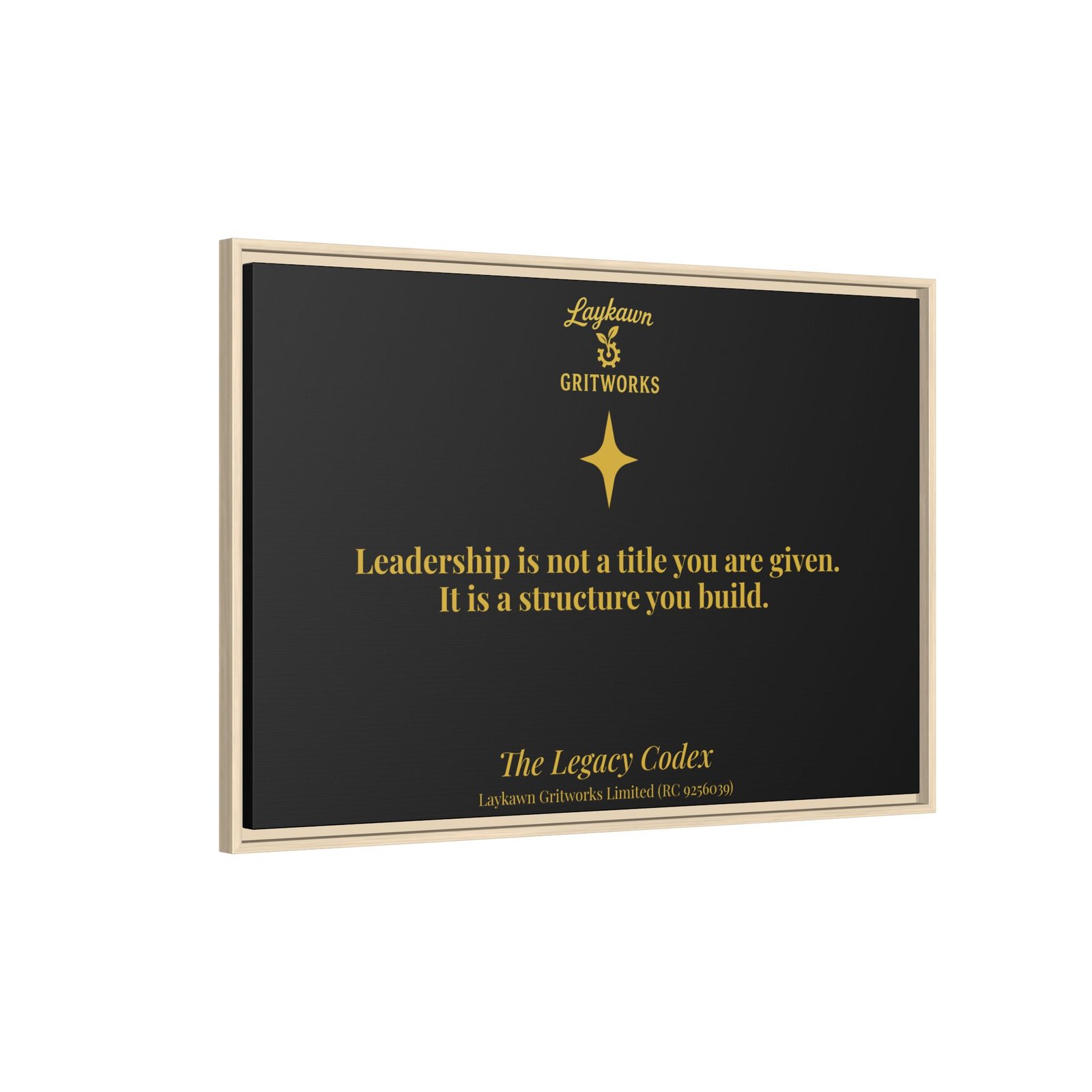 The Architecture of Leadership – The Legacy Codex Premium Framed Canvas - Image 46