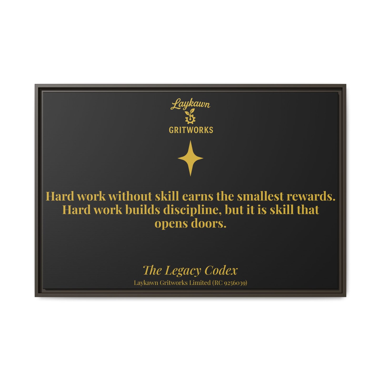The Value of Skill – The Legacy Codex Premium Framed Canvas - Image 37