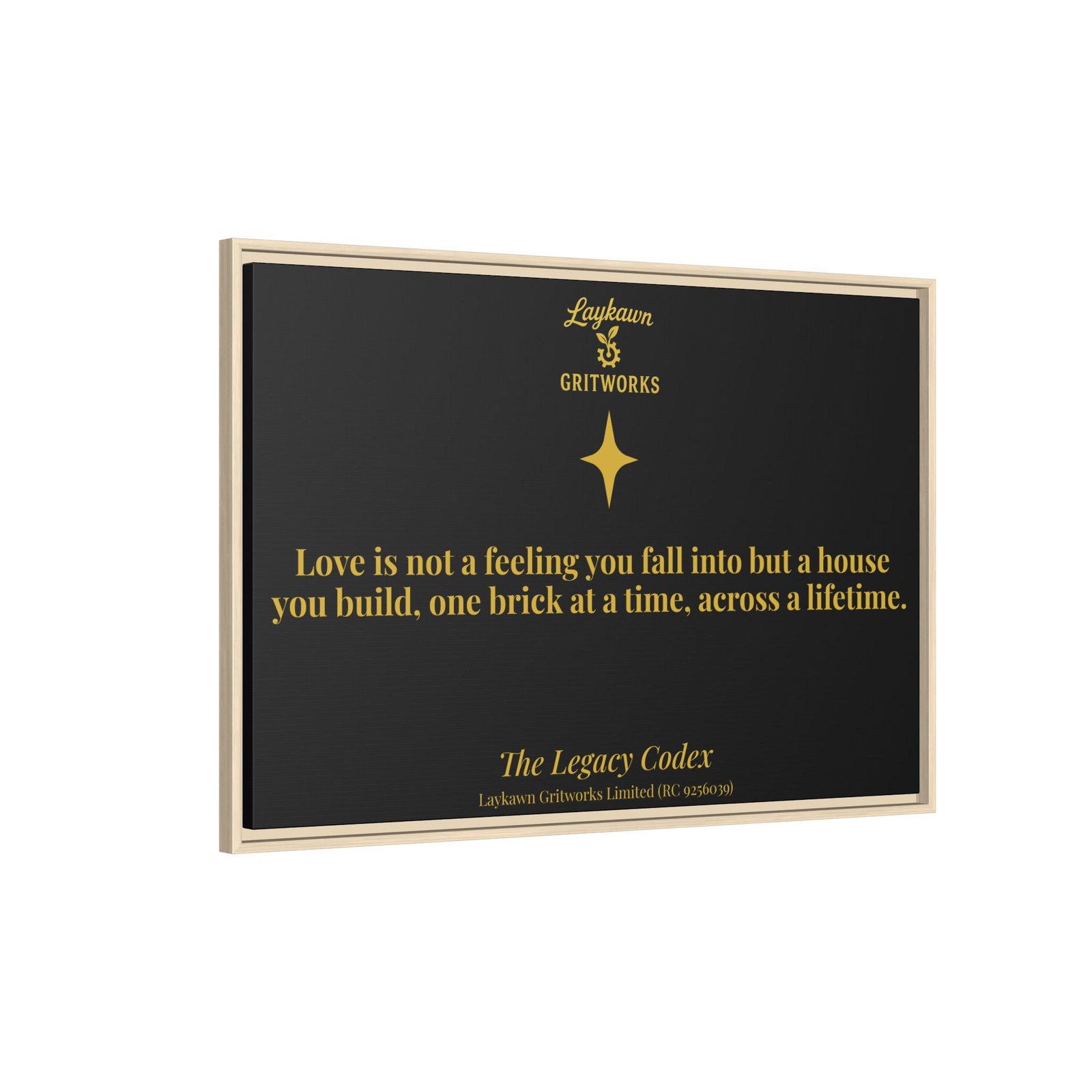 The House of Love – The Legacy Codex Premium Framed Canvas - Image 46