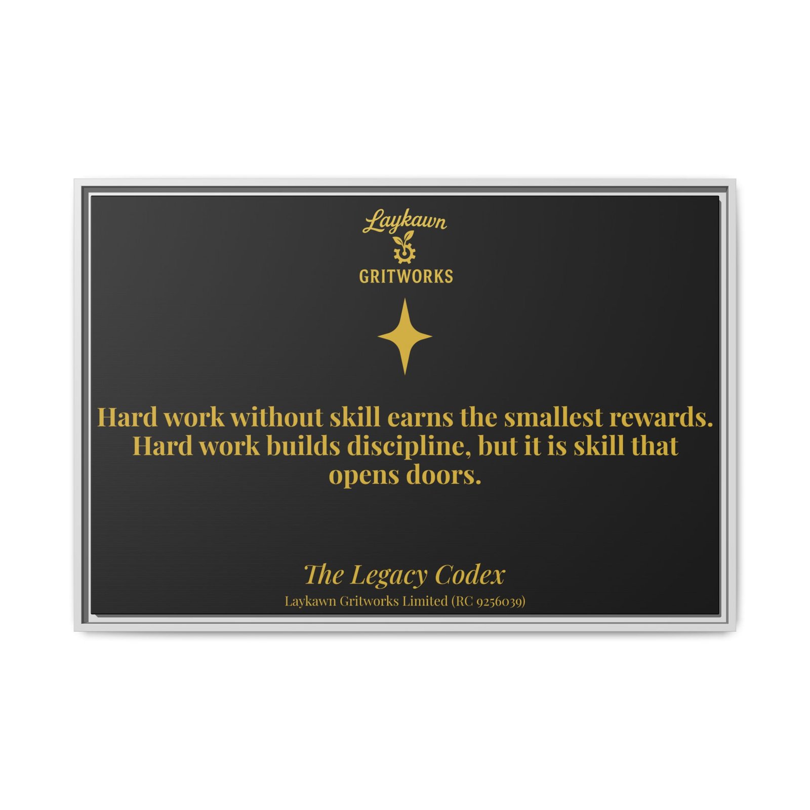 The Value of Skill – The Legacy Codex Premium Framed Canvas - Image 33