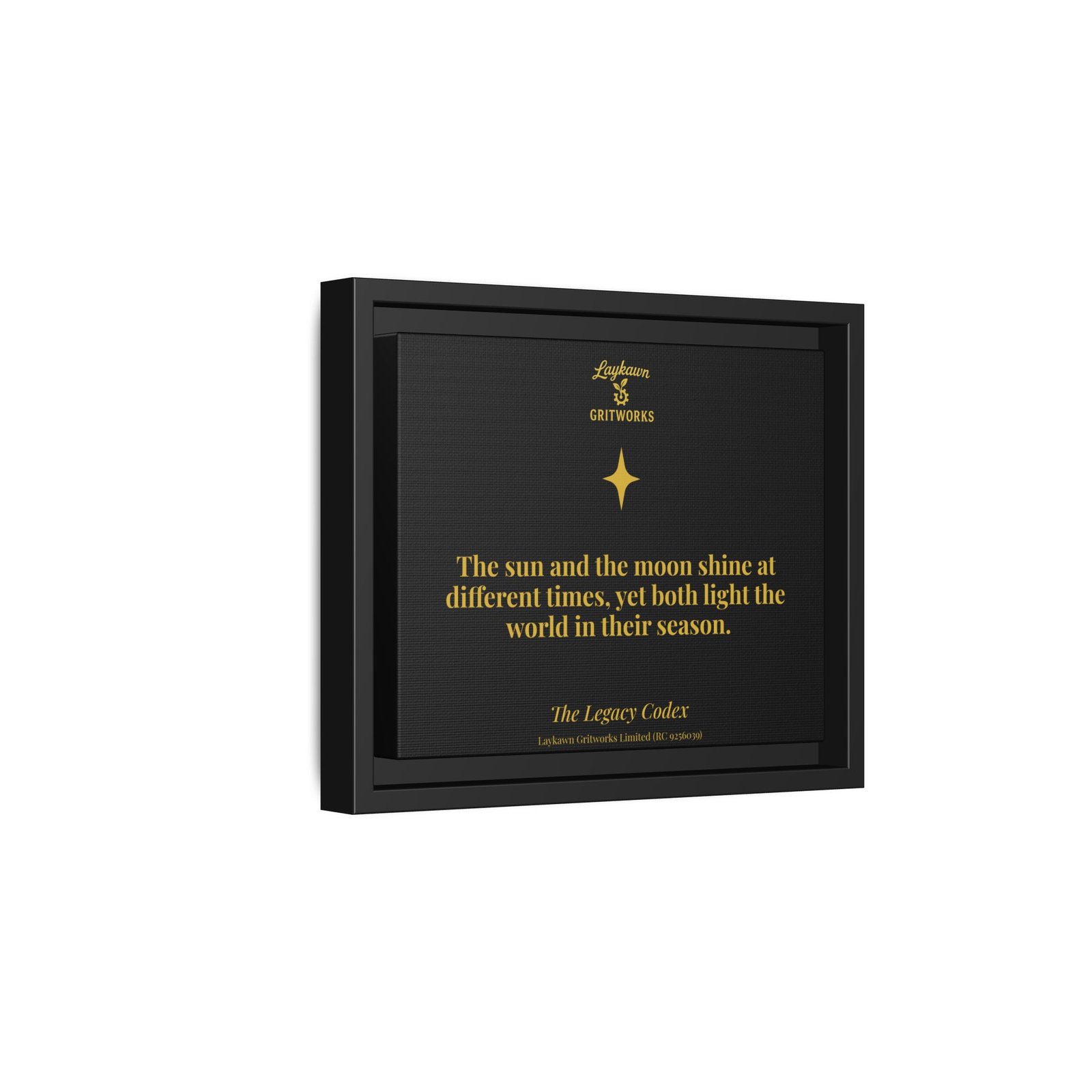 Your Season – The Legacy Codex Premium Framed Canvas - Image 2