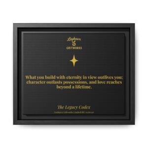 Eternity in View – The Legacy Codex Premium Framed Canvas