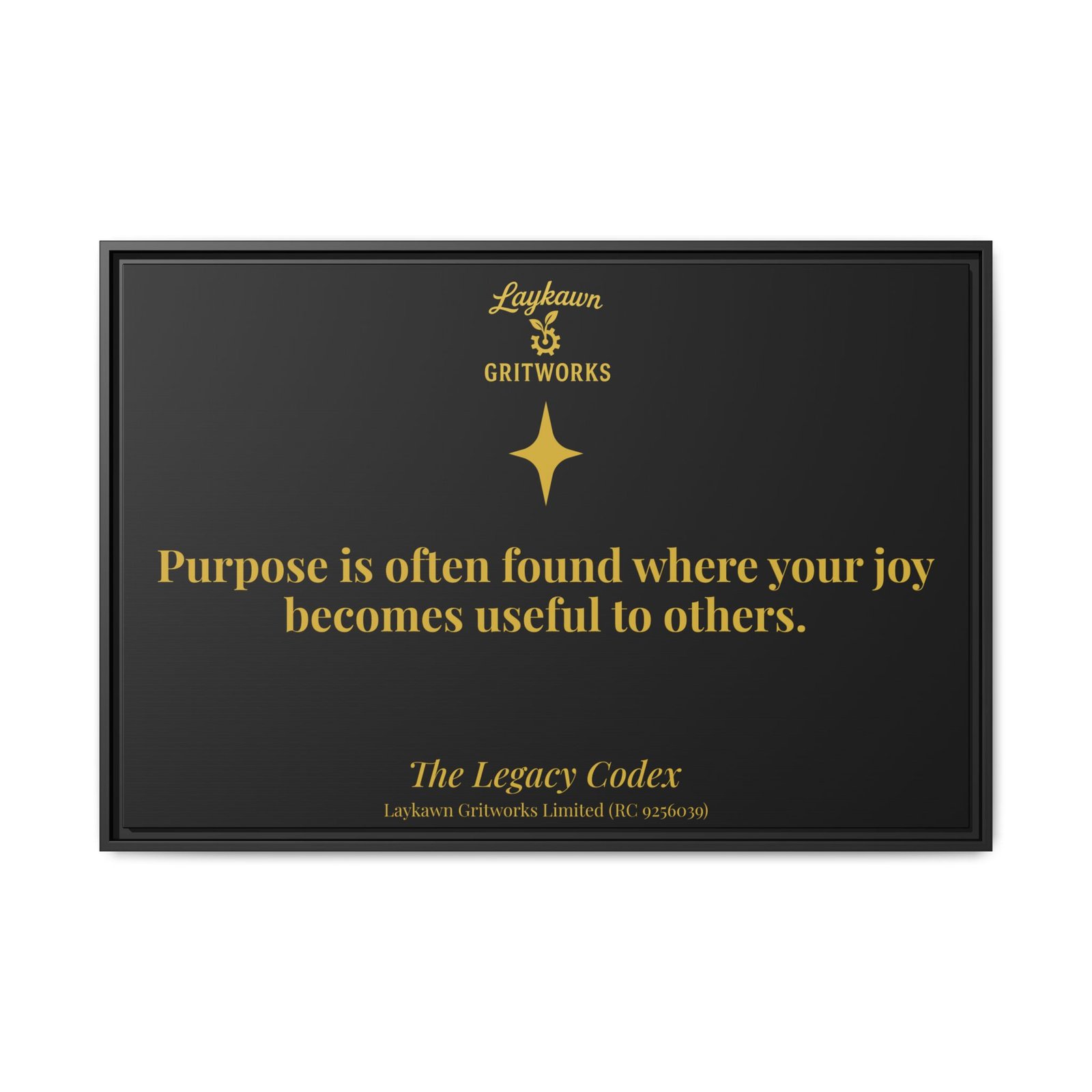 Purpose in Service – The Legacy Codex Premium Framed Canvas - Image 41
