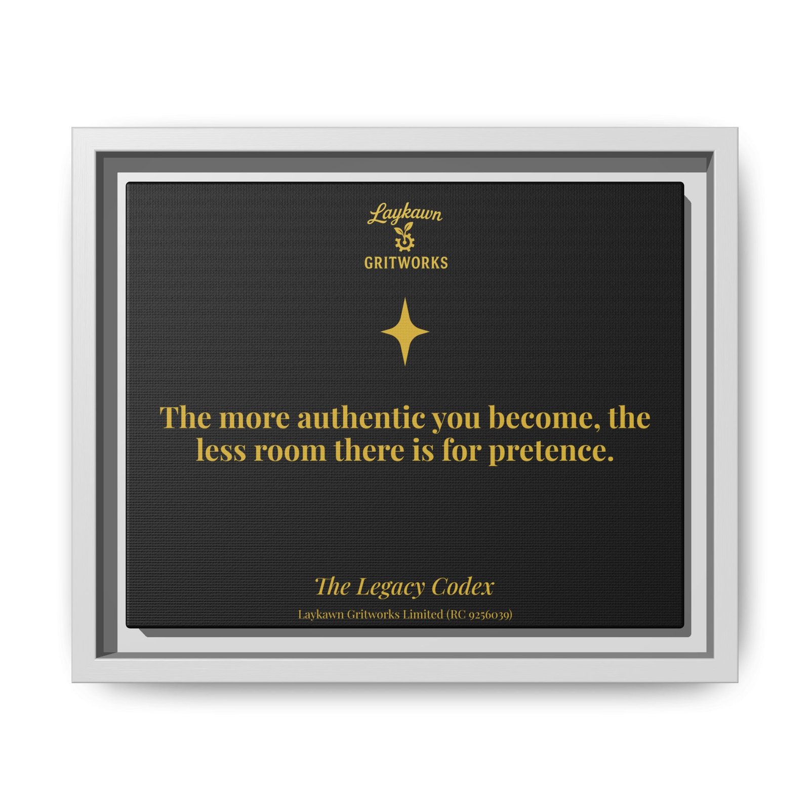 The Power of Authenticity – The Legacy Codex Premium Framed Canvas - Image 13