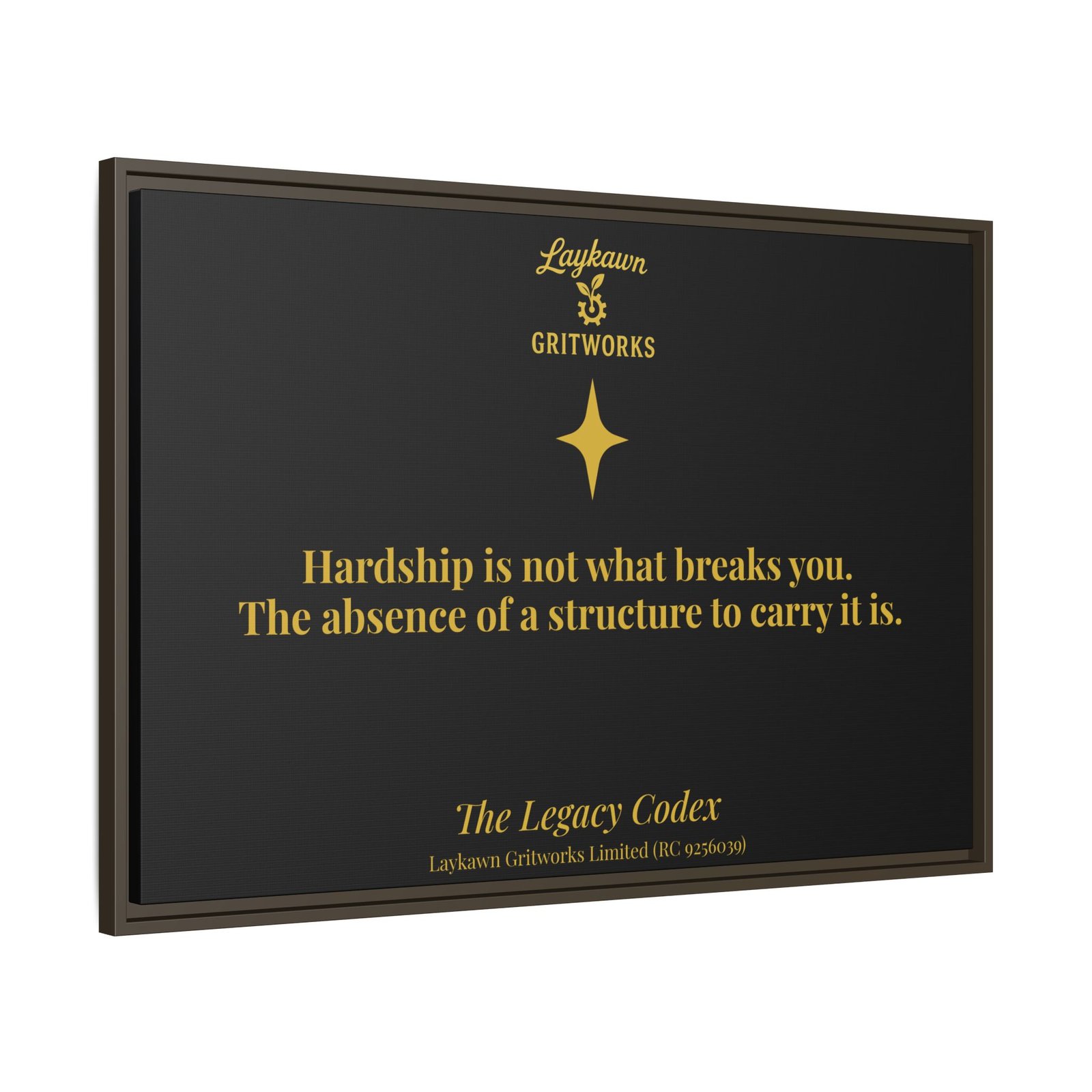 The Structure That Carries You – The Legacy Codex Premium Framed Canvas - Image 38