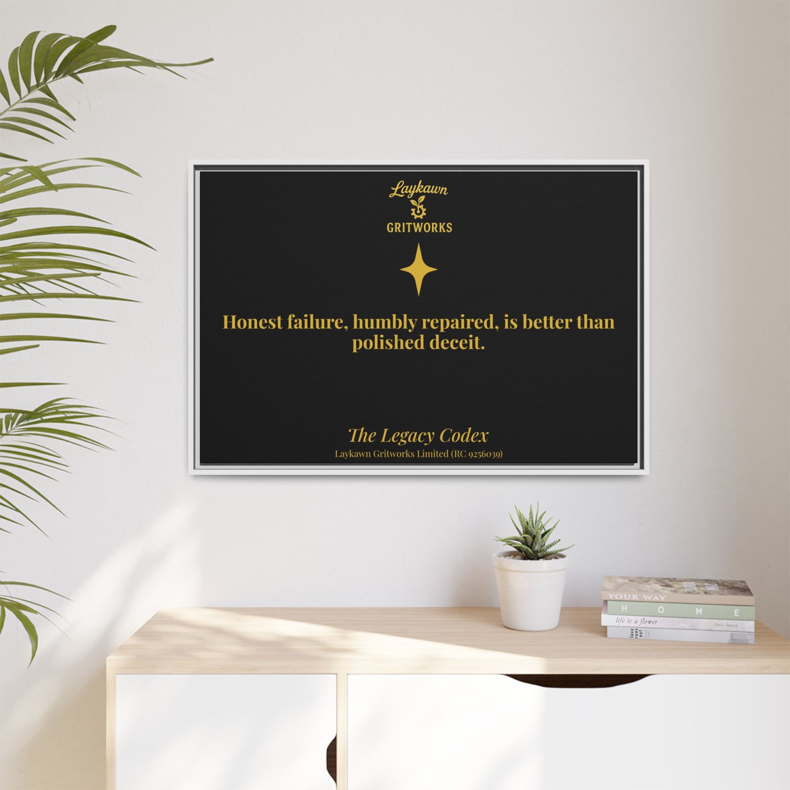 Honest Failure – The Legacy Codex Premium Framed Canvas - Image 35