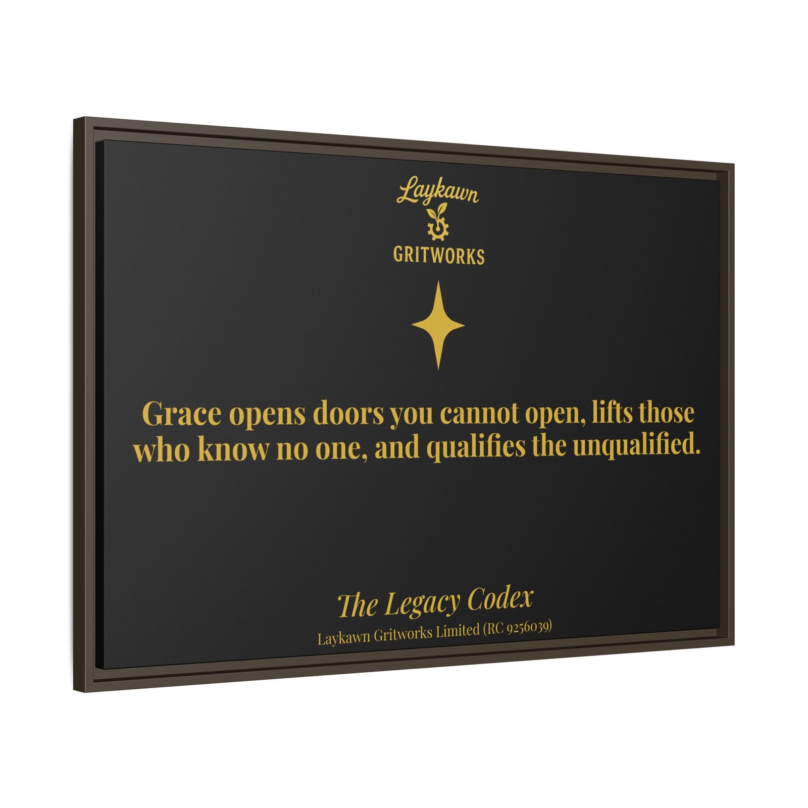 The Grace of Opportunity – The Legacy Codex Premium Framed Canvas - Image 38