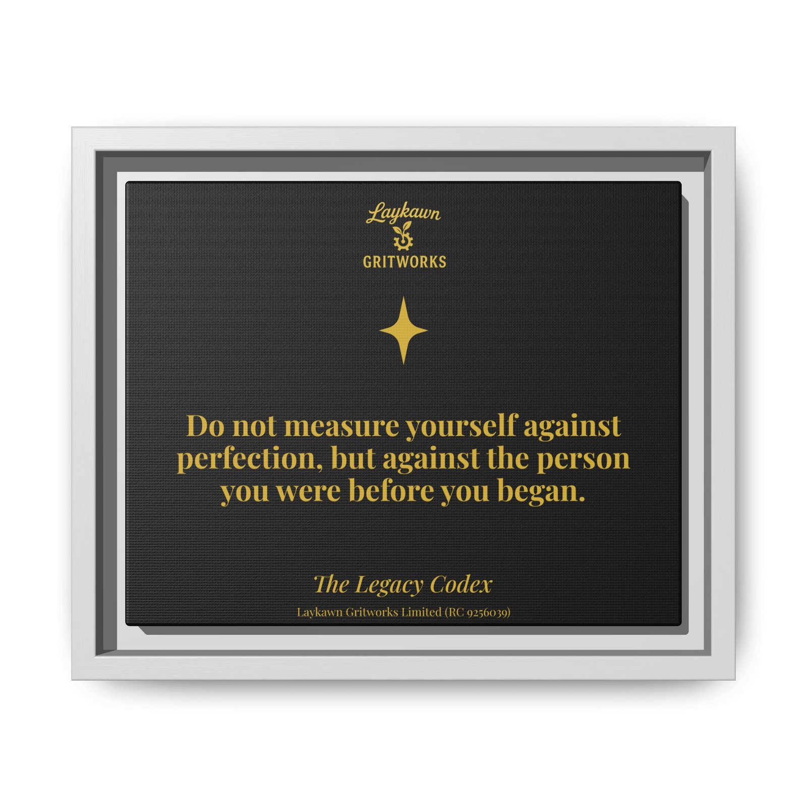 The Measure of Growth – The Legacy Codex Premium Framed Canvas - Image 13