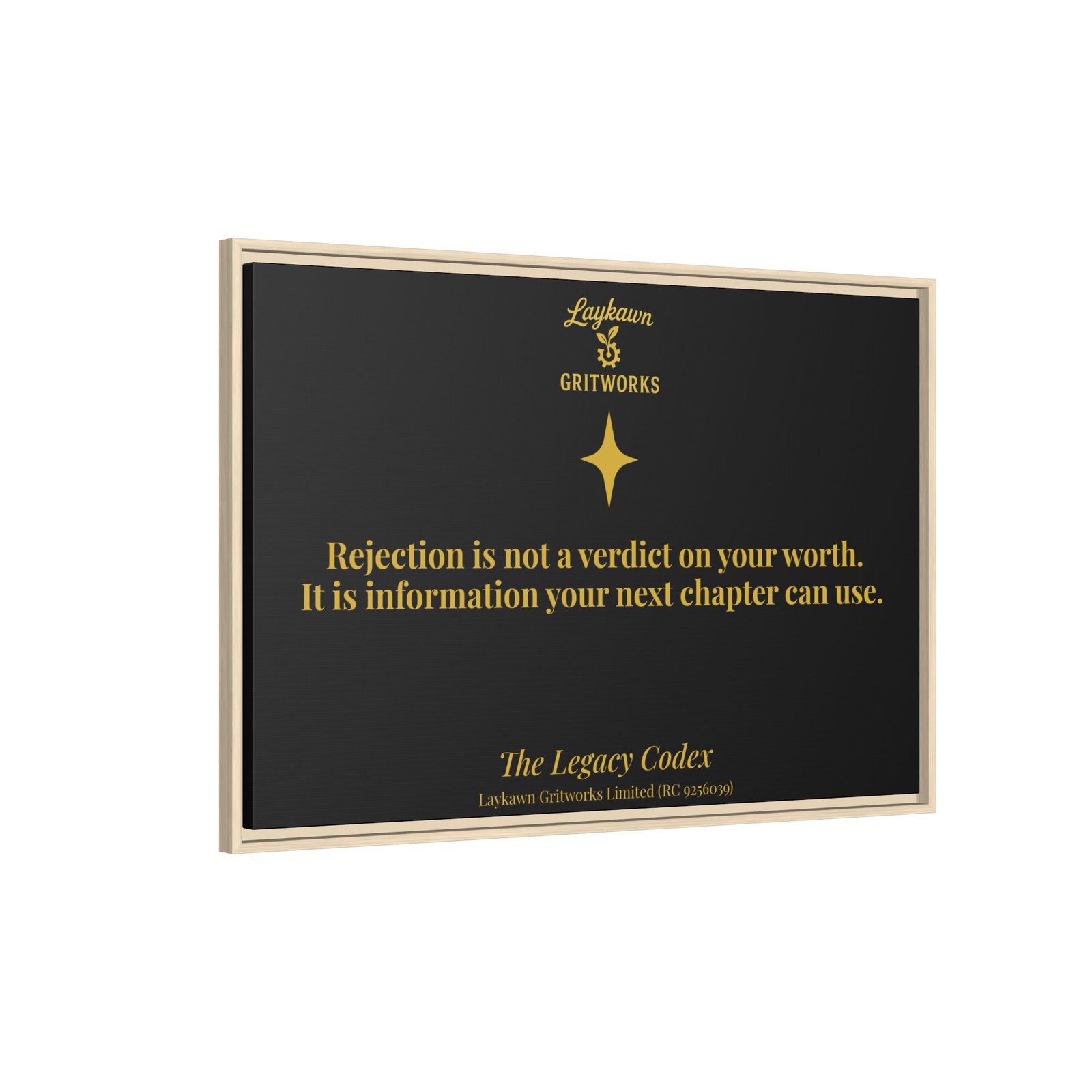 Rejection as Information – The Legacy Codex Premium Framed Canvas - Image 46