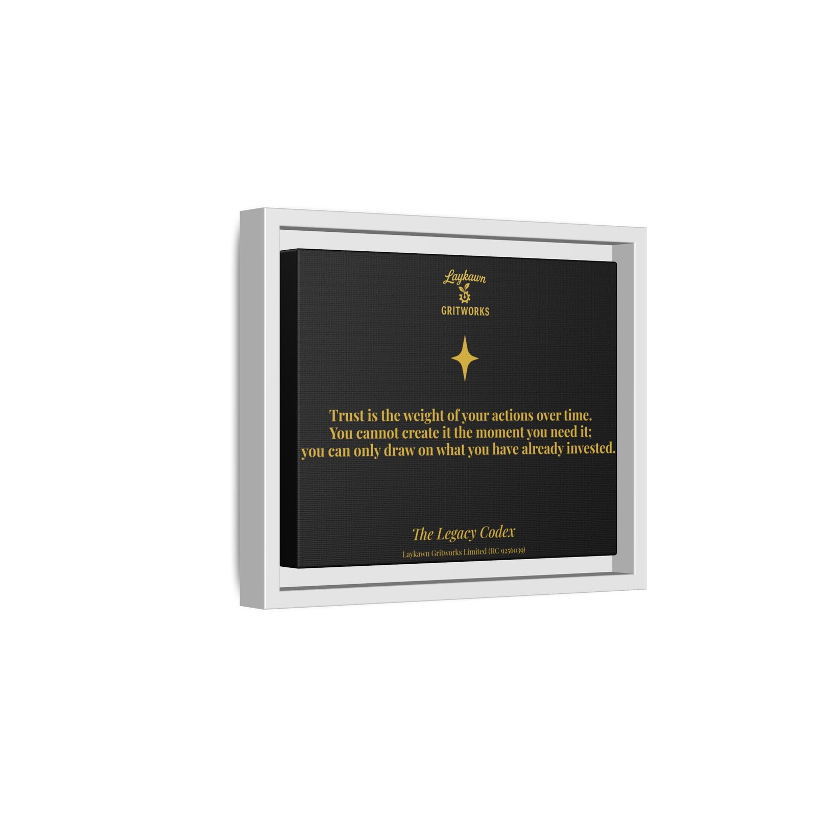 The Weight of Trust – The Legacy Codex Premium Framed Canvas - Image 14