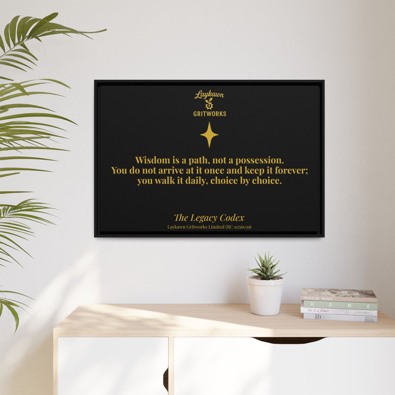 The Path of Wisdom – The Legacy Codex Premium Framed Canvas - Image 43