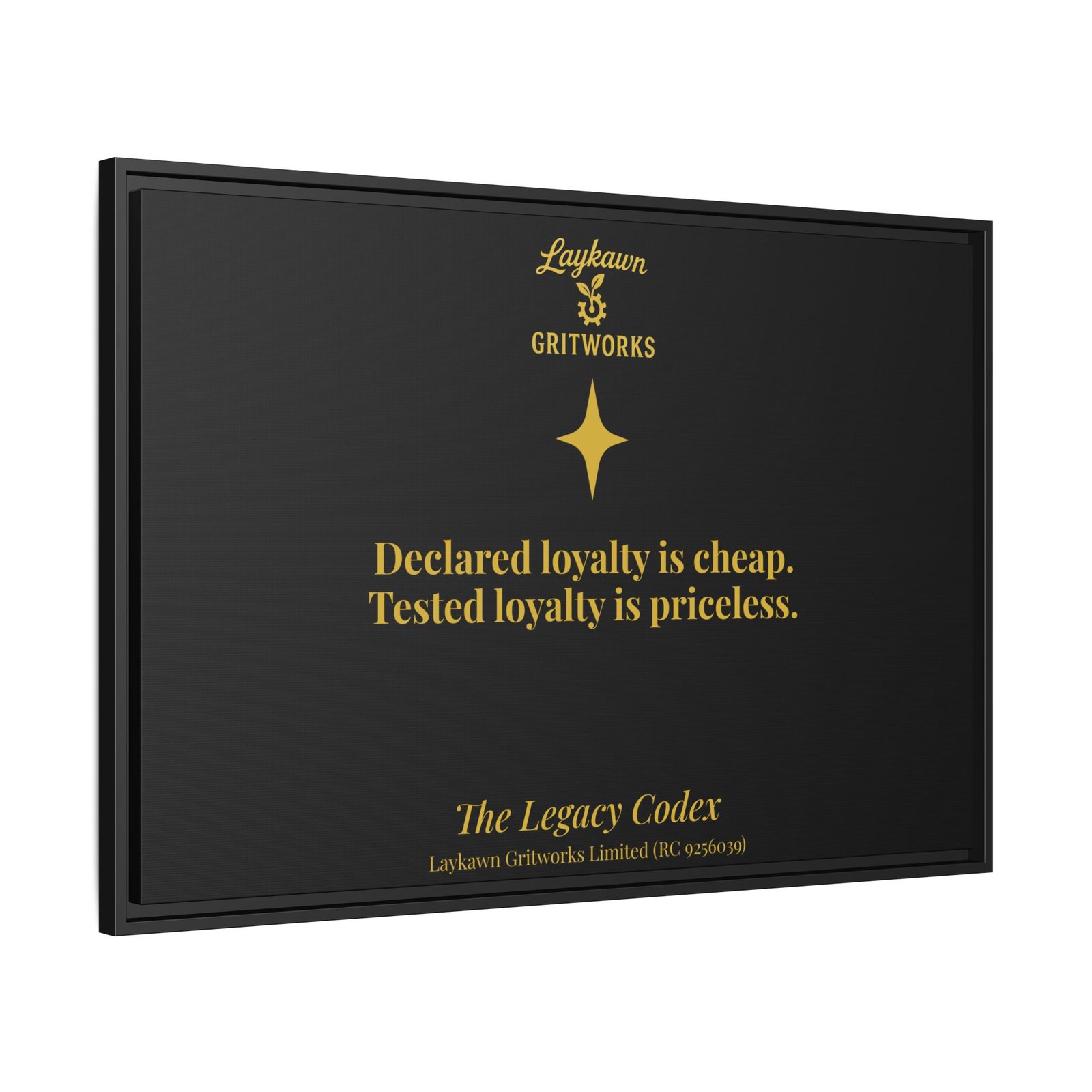 The Price of Loyalty – The Legacy Codex Premium Framed Canvas - Image 42