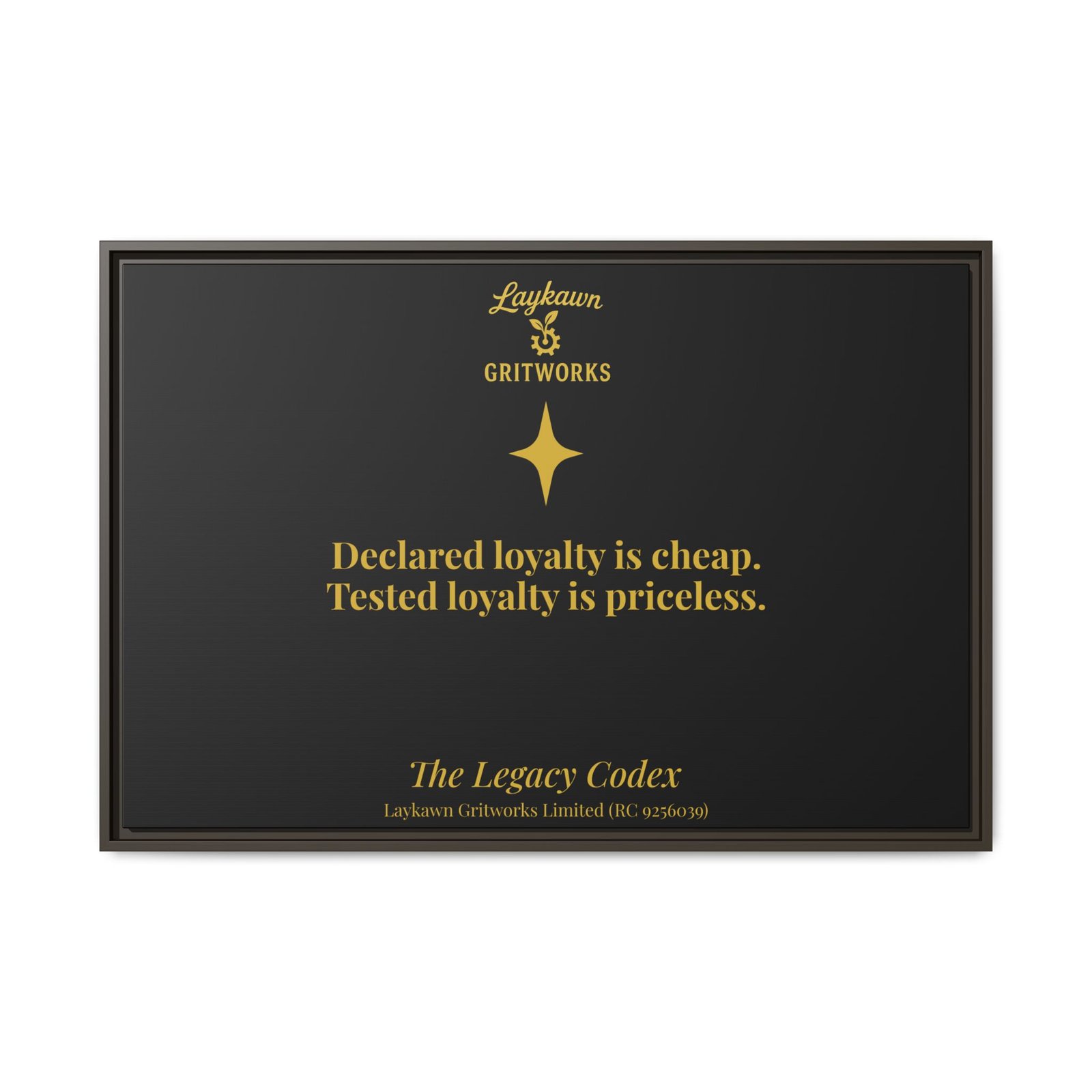 The Price of Loyalty – The Legacy Codex Premium Framed Canvas - Image 37