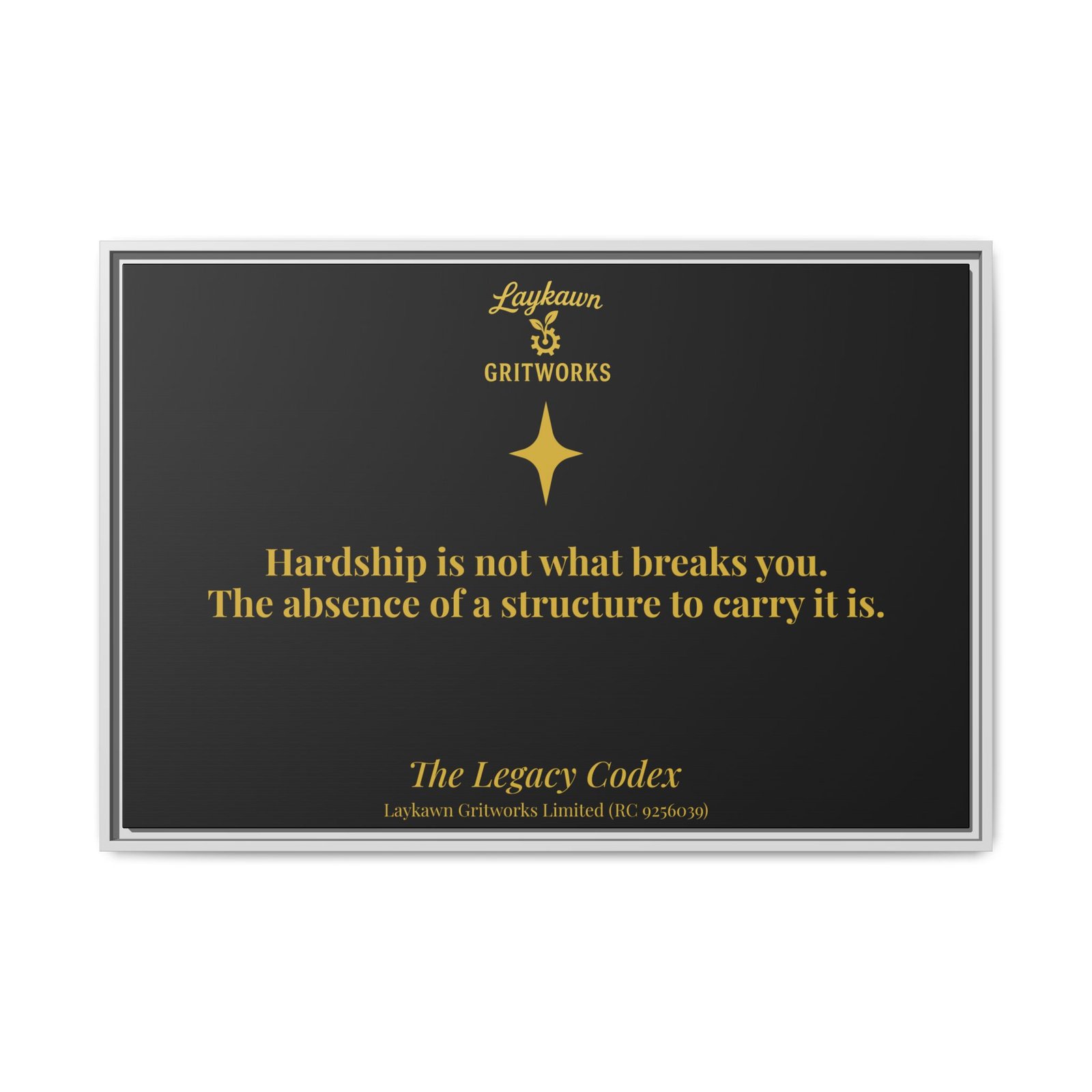 The Structure That Carries You – The Legacy Codex Premium Framed Canvas - Image 33