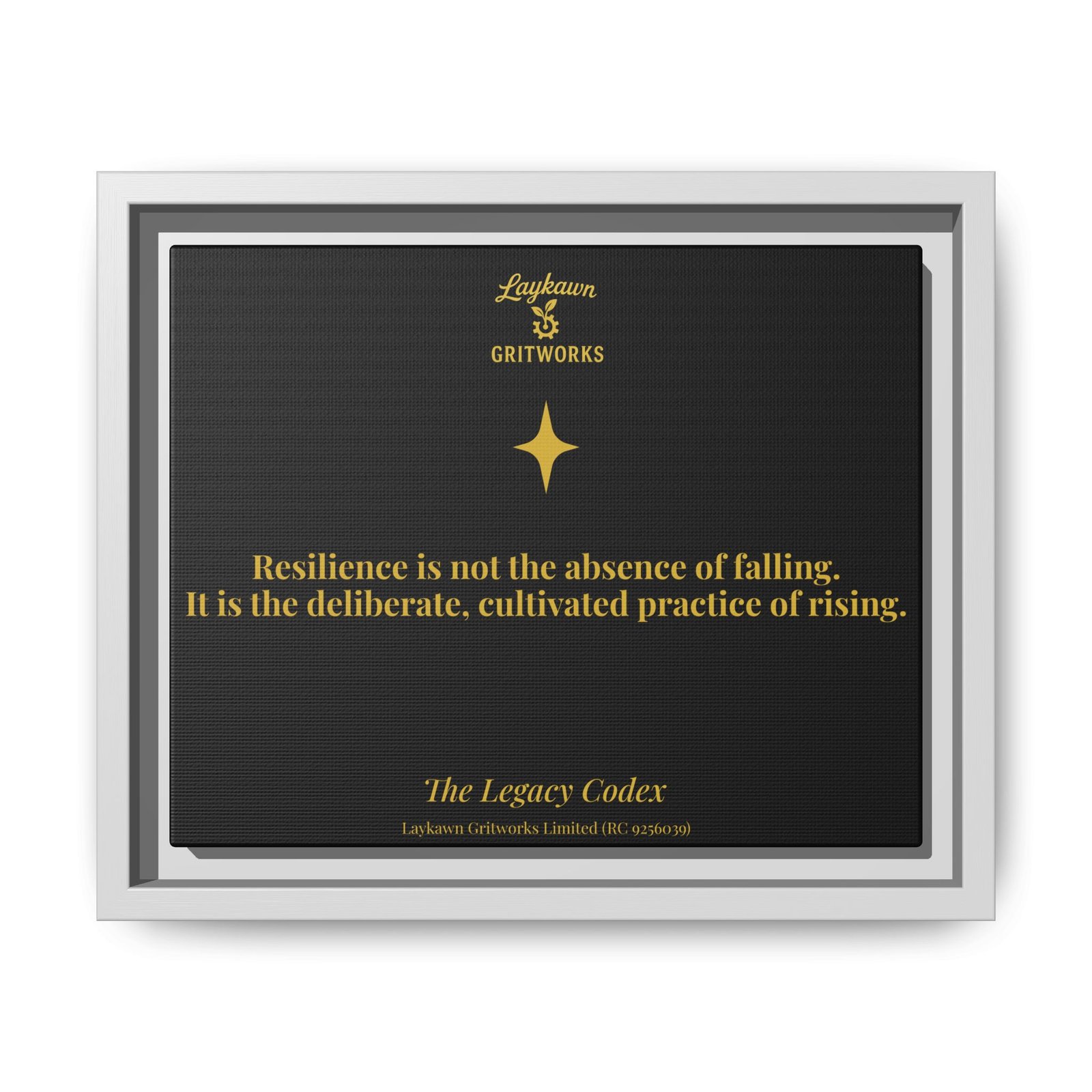The Practice of Rising – The Legacy Codex Premium Framed Canvas - Image 13