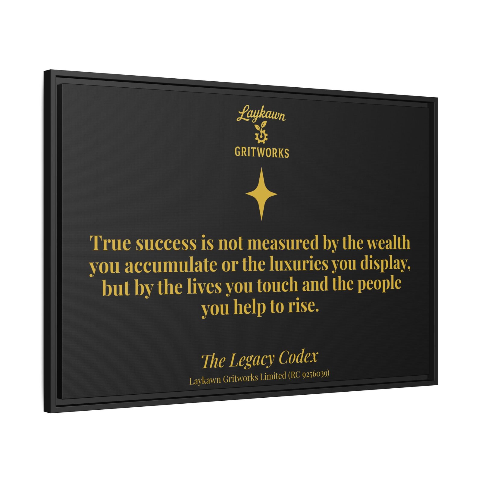 The Legacy of Success – The Legacy Codex Premium Framed Canvas - Image 42