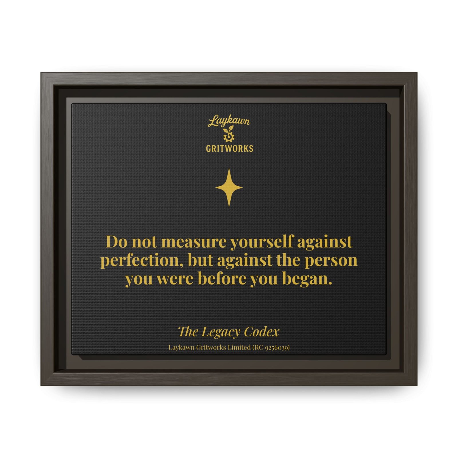 The Measure of Growth – The Legacy Codex Premium Framed Canvas - Image 9