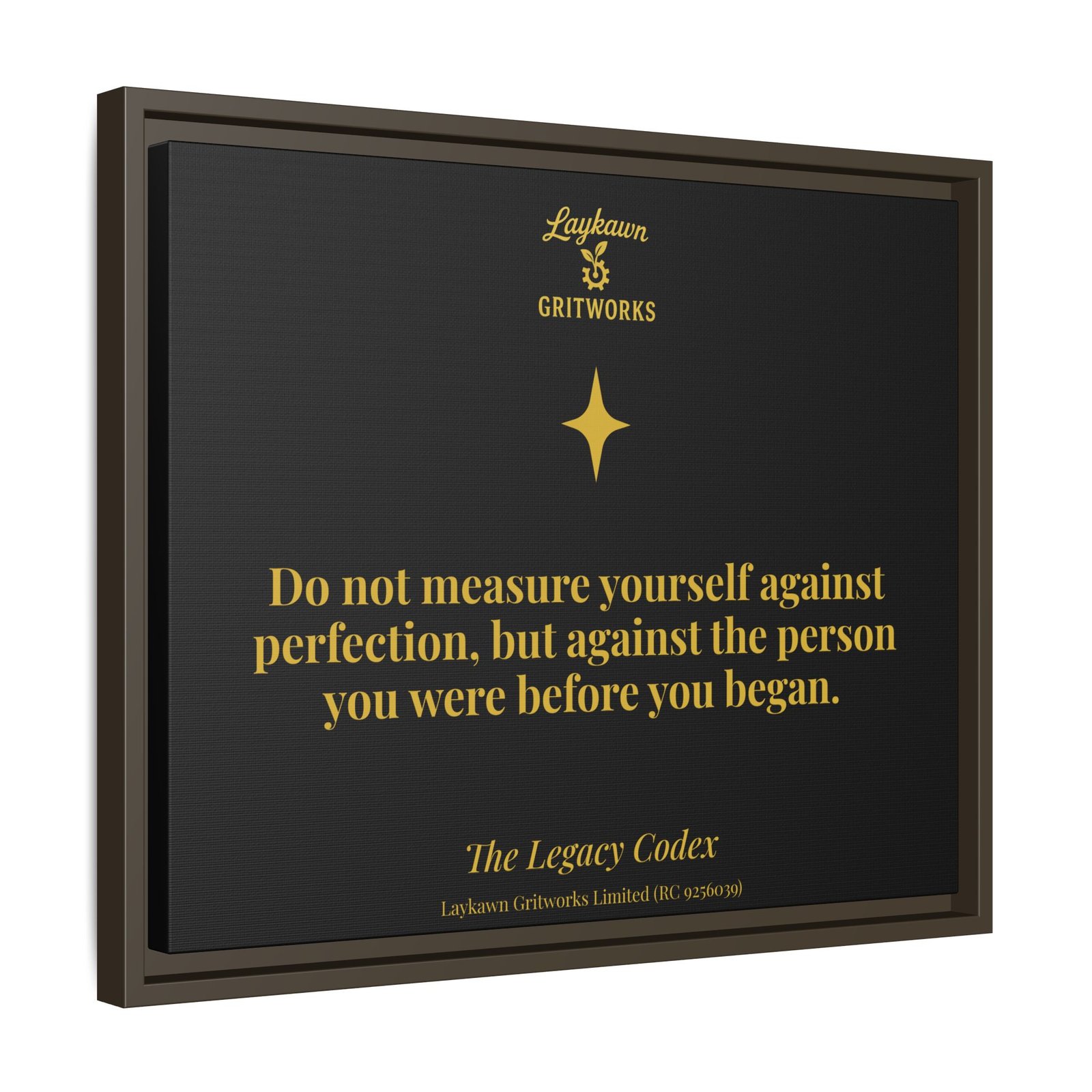 The Measure of Growth – The Legacy Codex Premium Framed Canvas - Image 26
