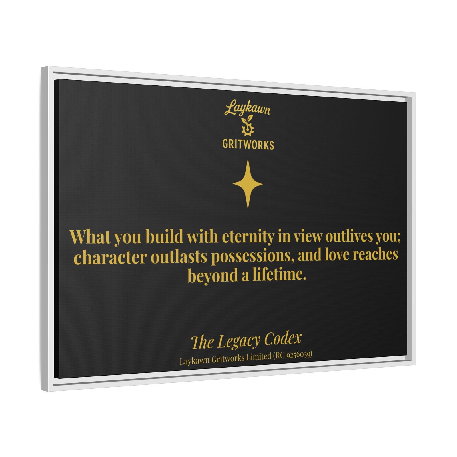 Eternity in View – The Legacy Codex Premium Framed Canvas - Image 34