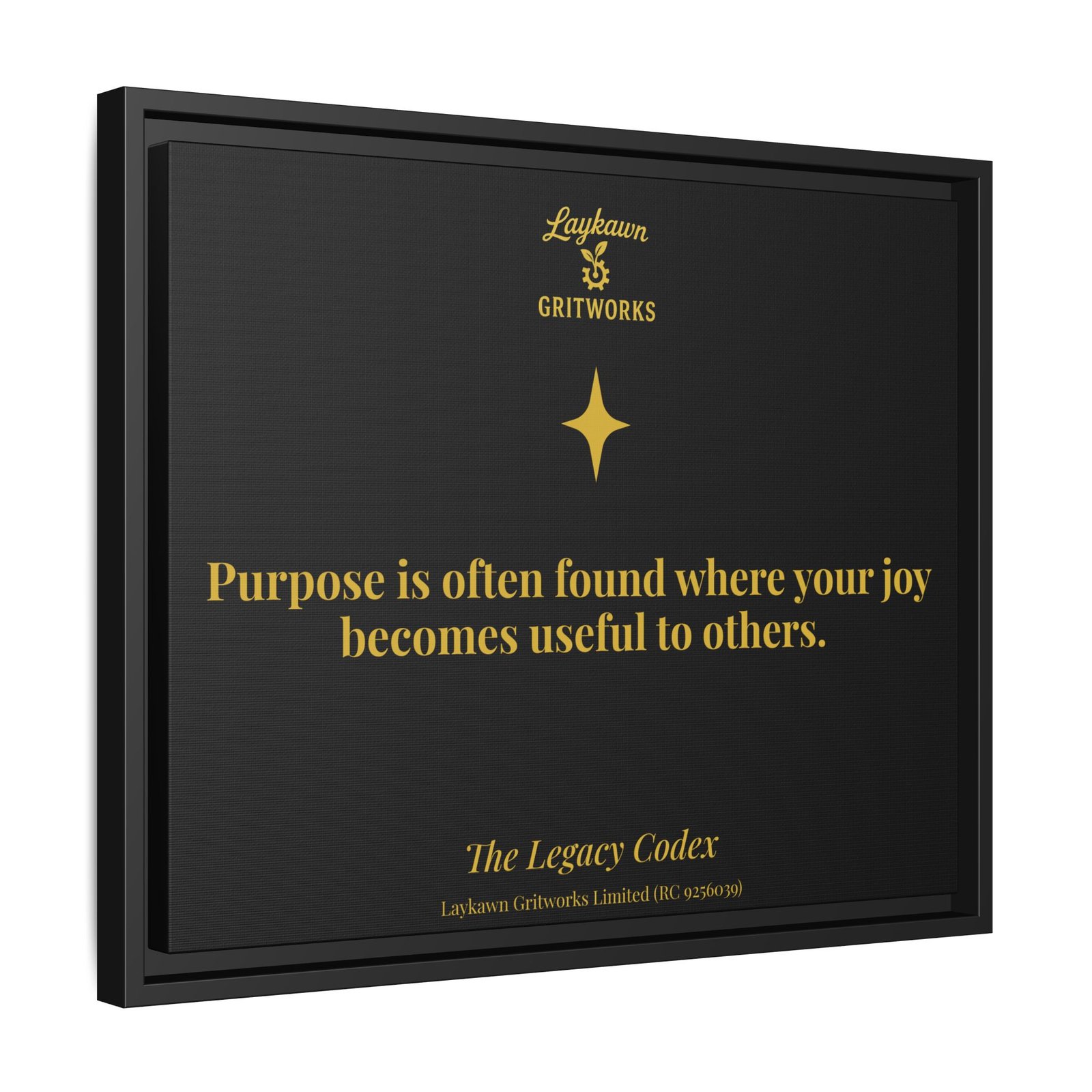 Purpose in Service – The Legacy Codex Premium Framed Canvas - Image 30
