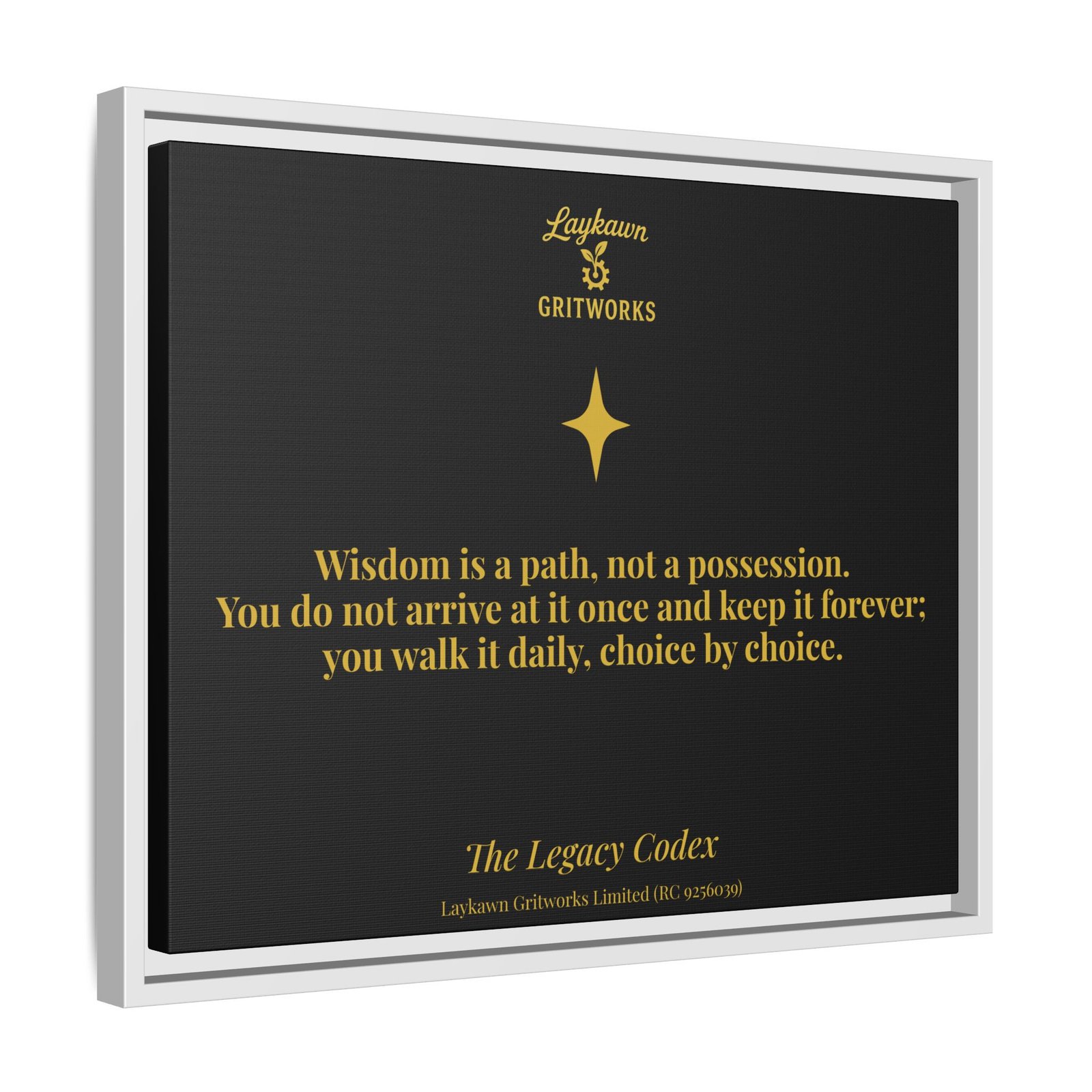 The Path of Wisdom – The Legacy Codex Premium Framed Canvas - Image 18