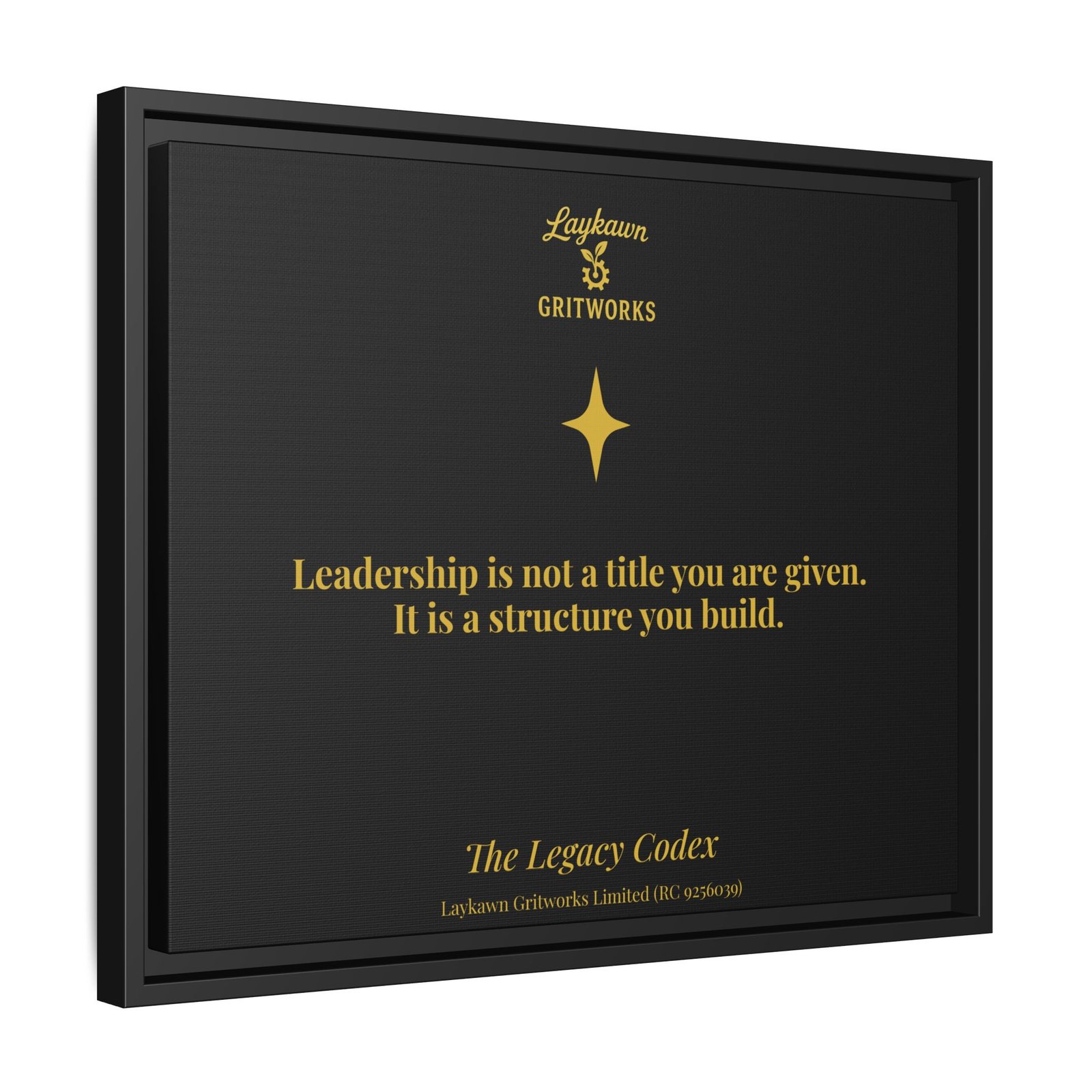 The Architecture of Leadership – The Legacy Codex Premium Framed Canvas - Image 30