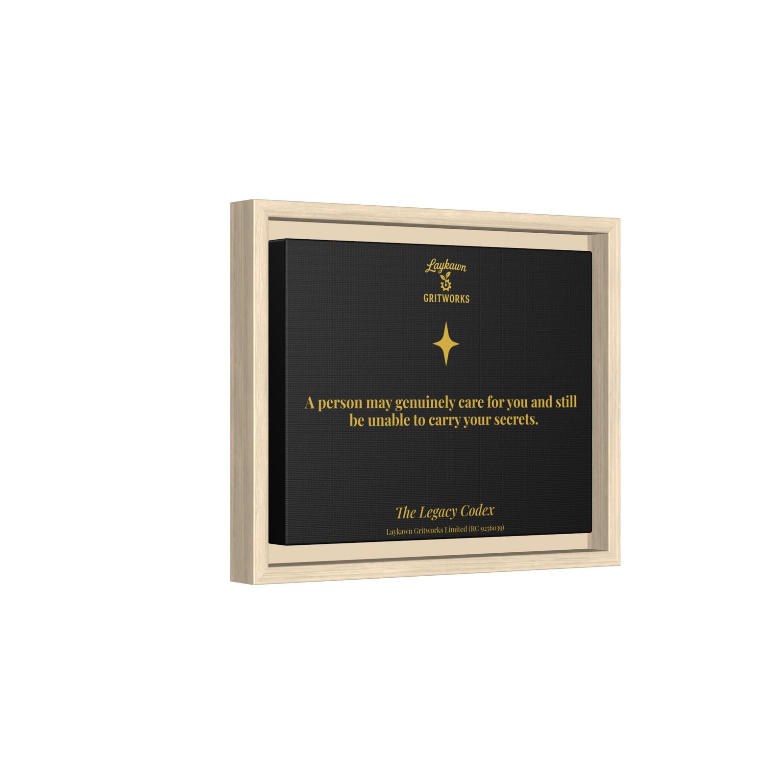 The Limits of Care – The Legacy Codex Premium Framed Canvas - Image 6