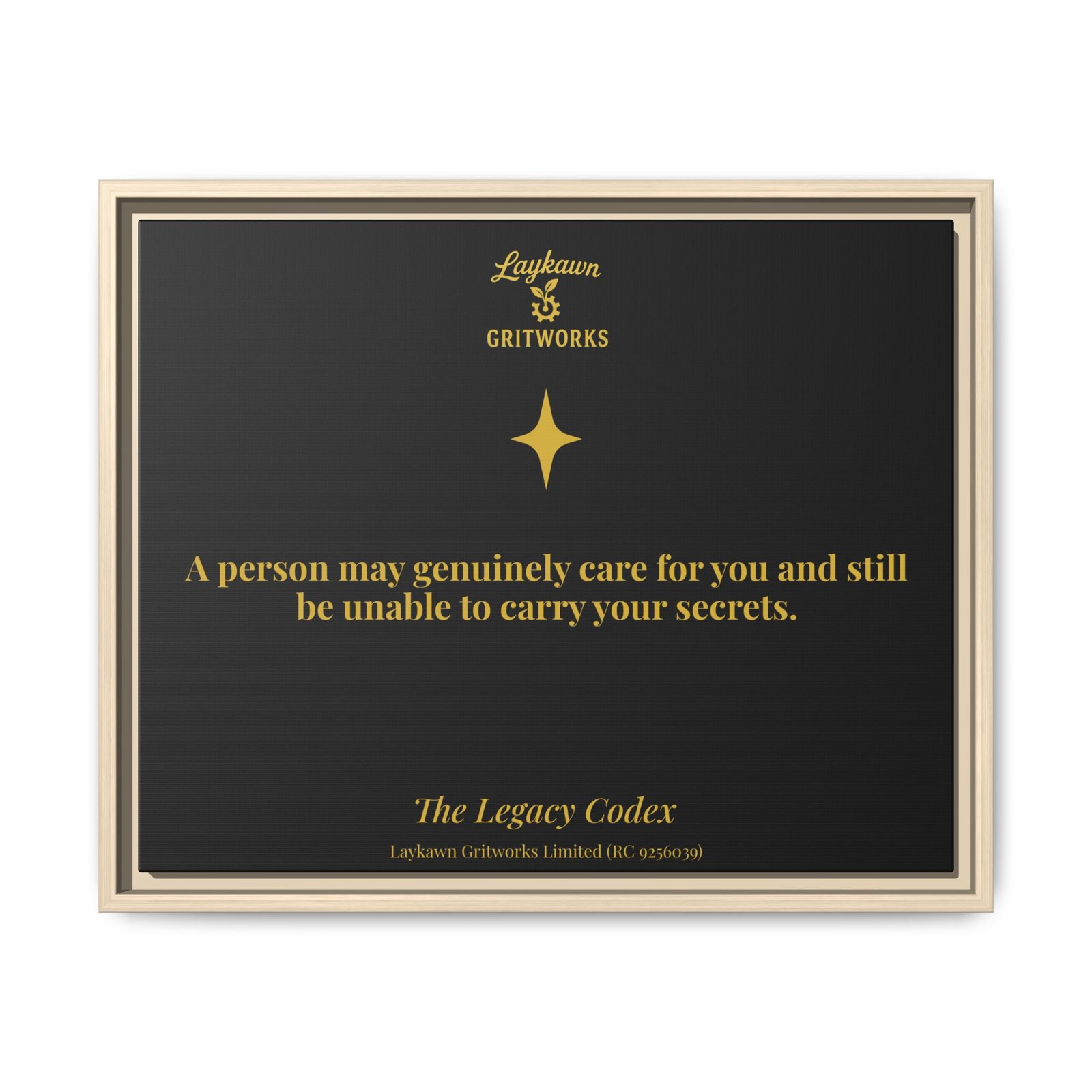 The Limits of Care – The Legacy Codex Premium Framed Canvas - Image 21