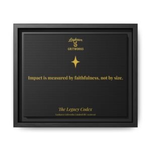 Faithful Impact – The Legacy Codex Premium Framed Canvas