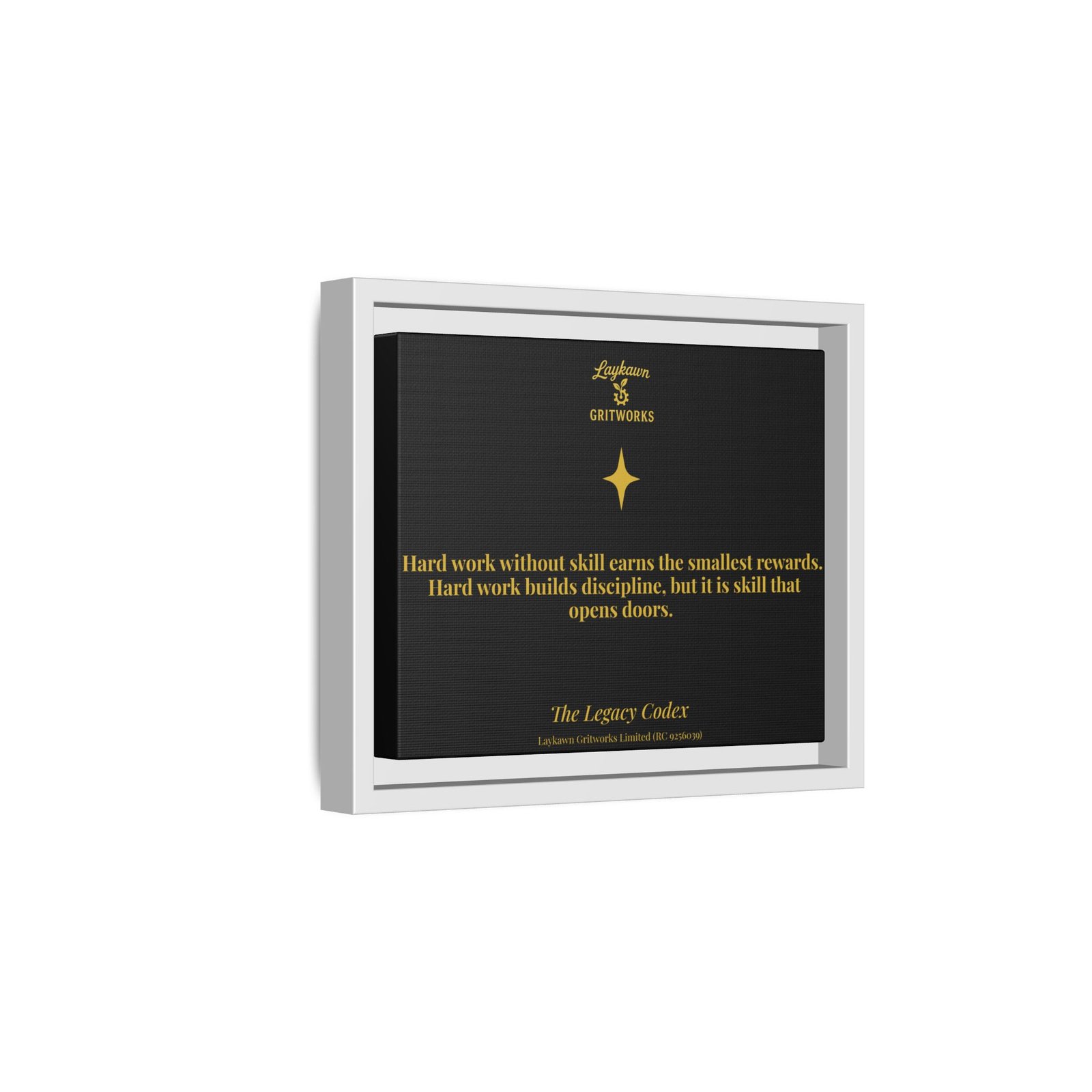 The Value of Skill – The Legacy Codex Premium Framed Canvas - Image 14