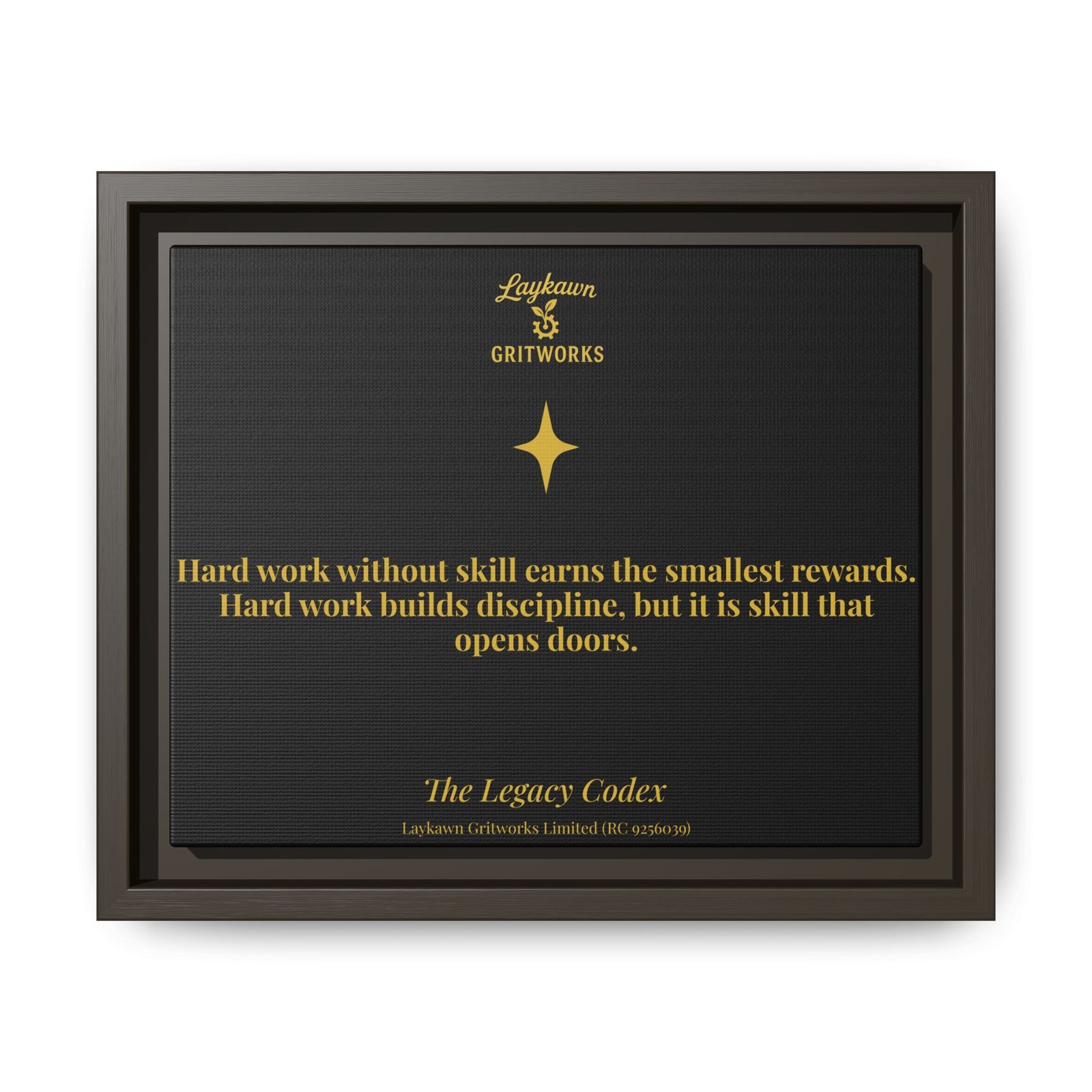 The Value of Skill – The Legacy Codex Premium Framed Canvas - Image 9