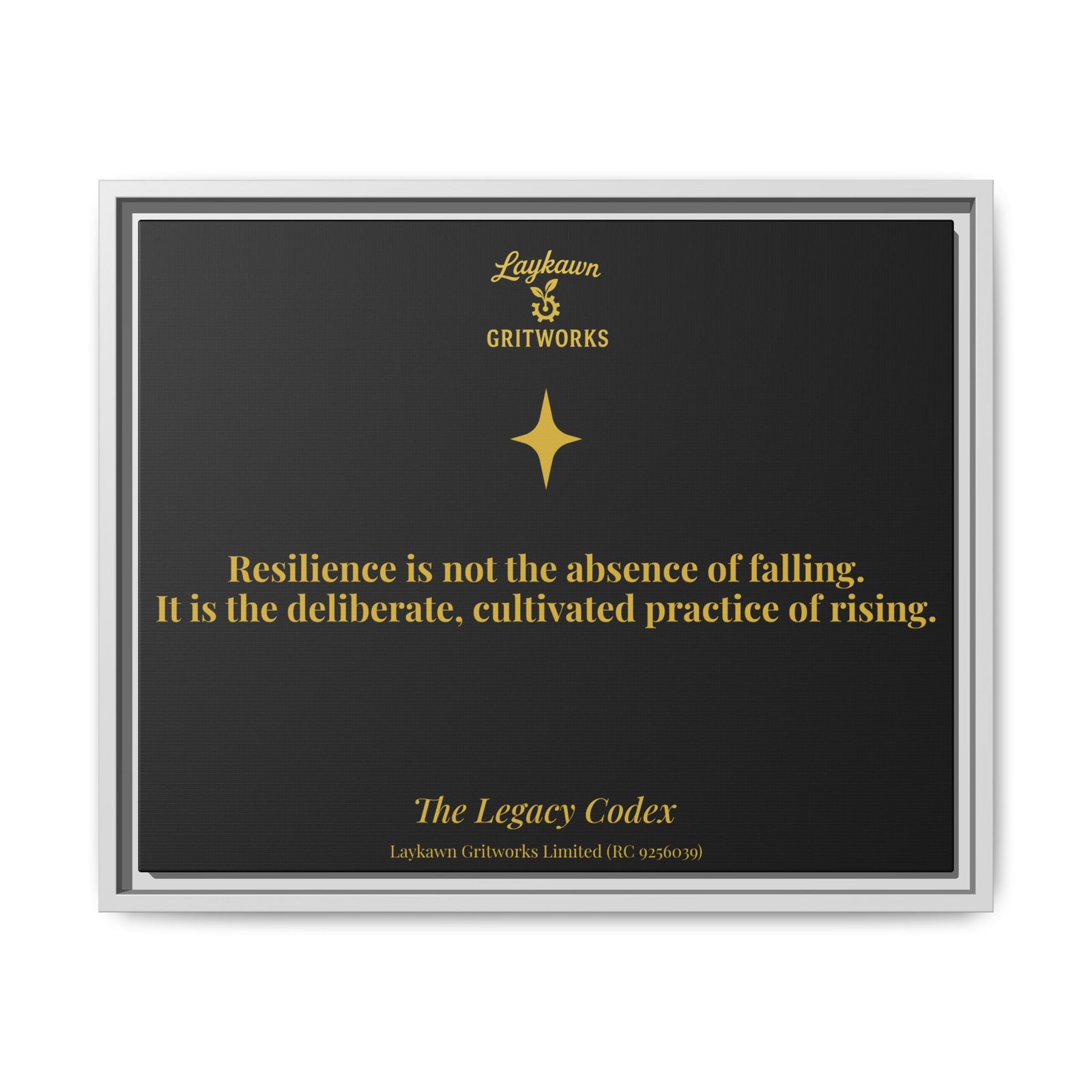 The Practice of Rising – The Legacy Codex Premium Framed Canvas - Image 17