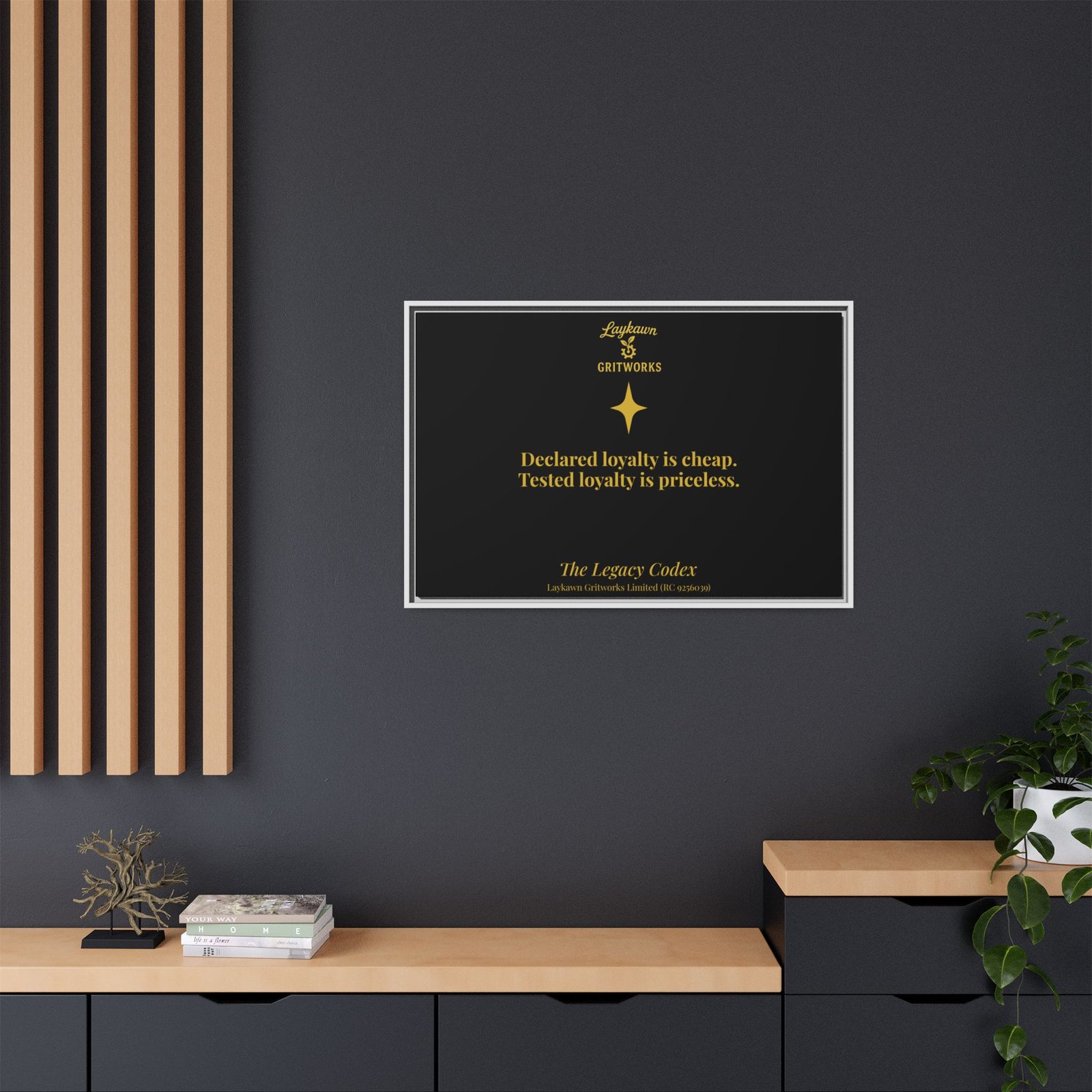 The Price of Loyalty – The Legacy Codex Premium Framed Canvas - Image 36