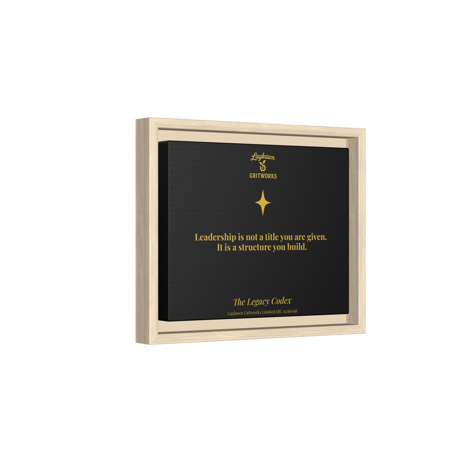 The Architecture of Leadership – The Legacy Codex Premium Framed Canvas - Image 6