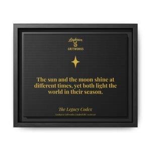 Your Season – The Legacy Codex Premium Framed Canvas