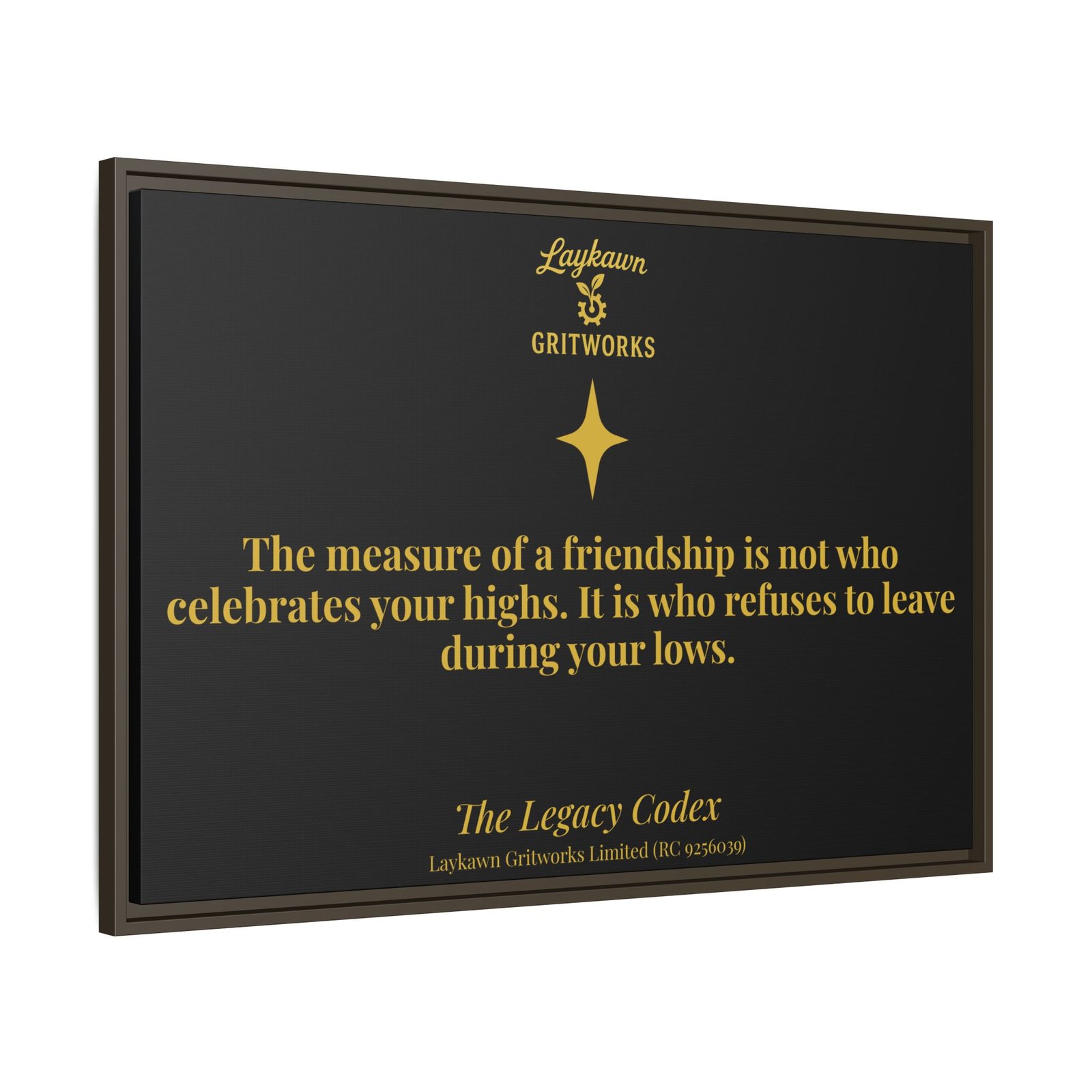 Tested Friendship – The Legacy Codex Premium Framed Canvas - Image 38