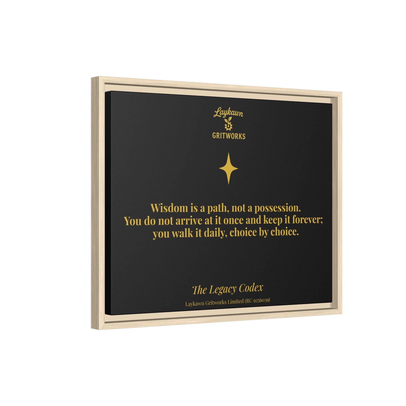 The Path of Wisdom – The Legacy Codex Premium Framed Canvas - Image 22