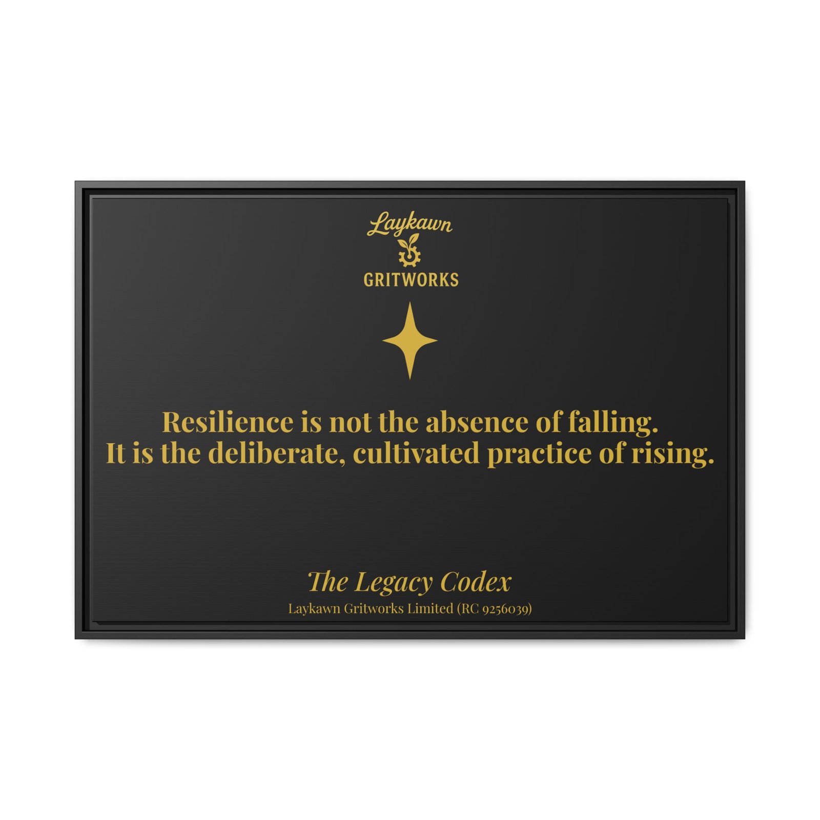 The Practice of Rising – The Legacy Codex Premium Framed Canvas - Image 41